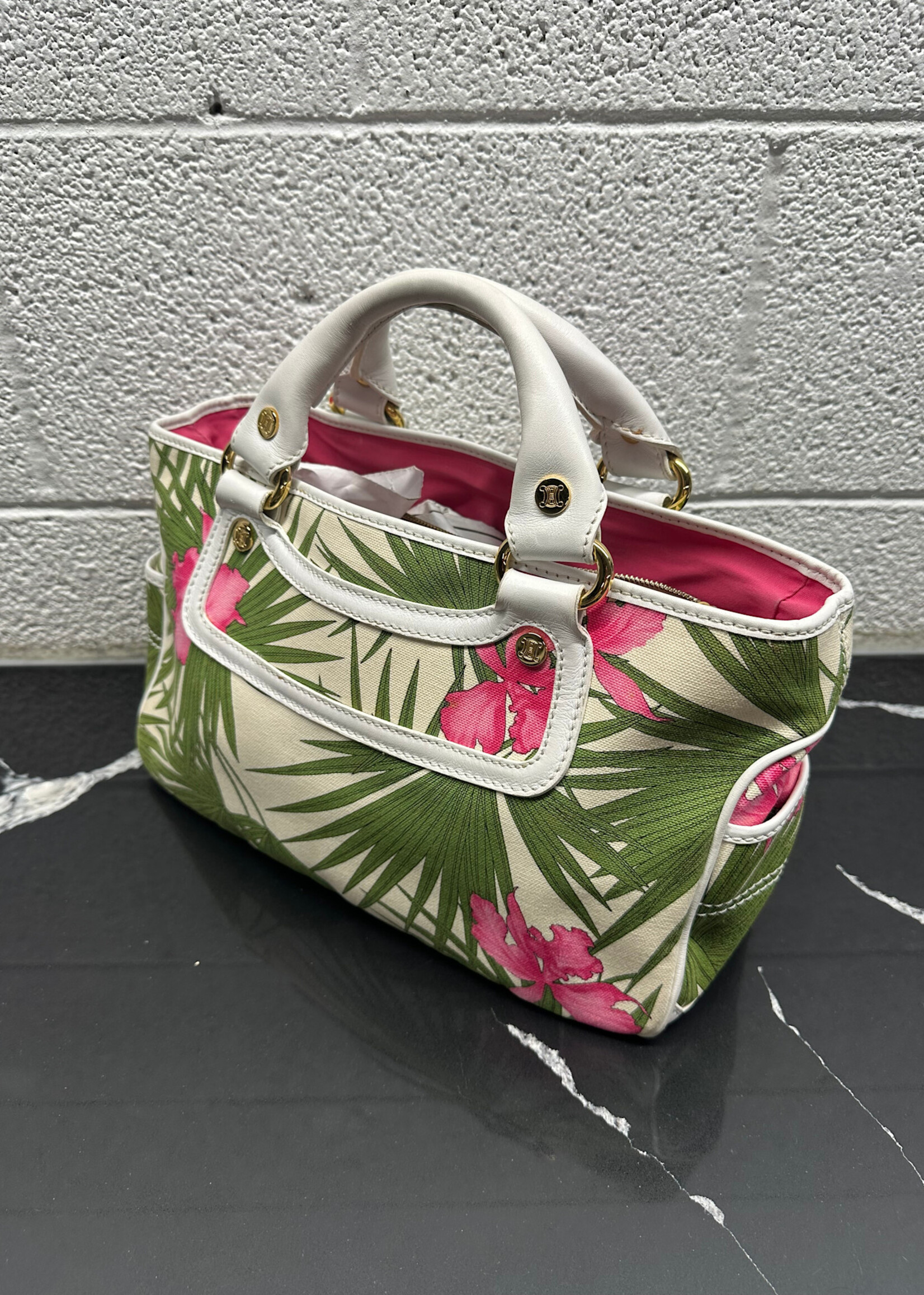 Celine Floral Booge Bag