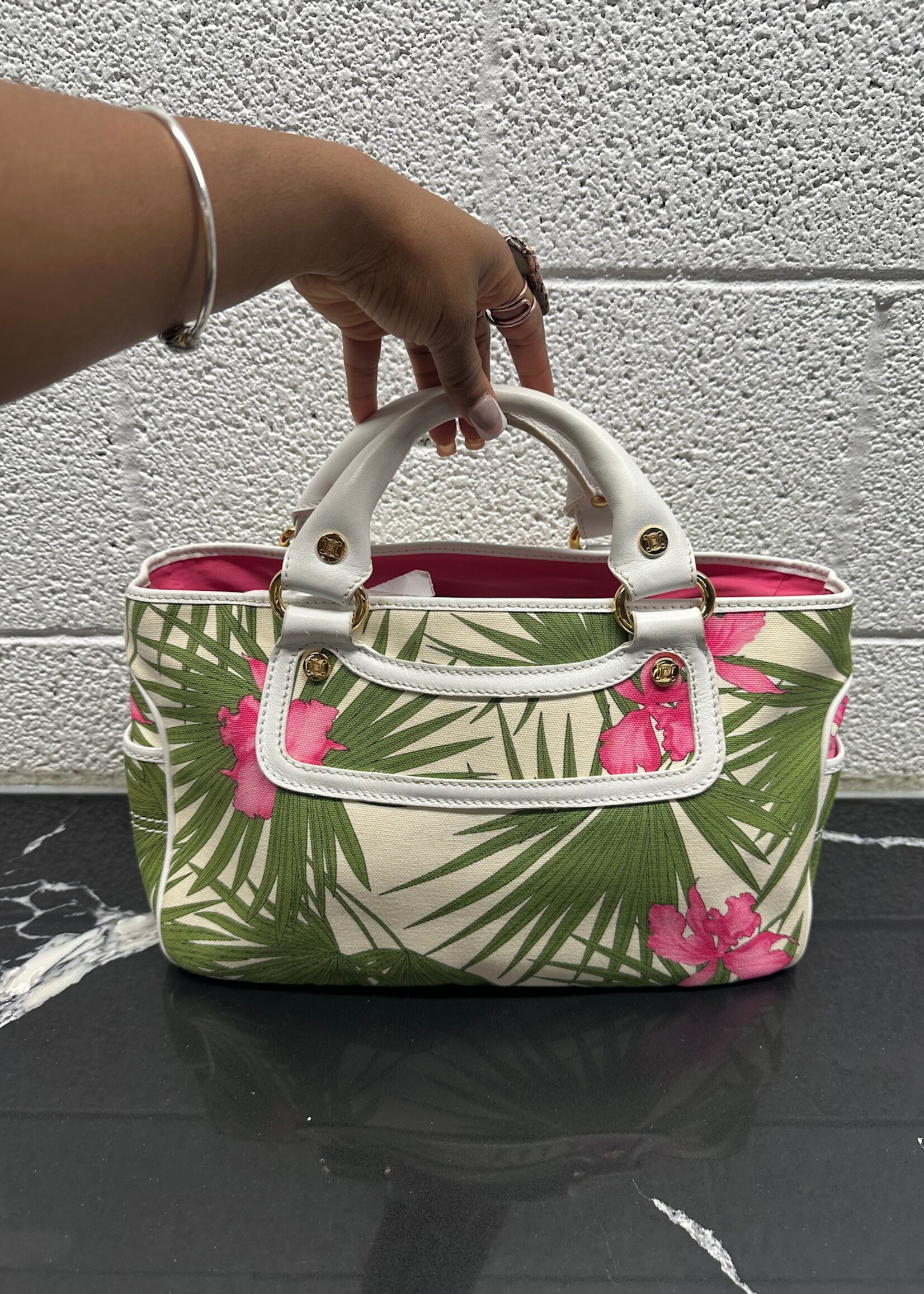 Celine Floral Booge Bag