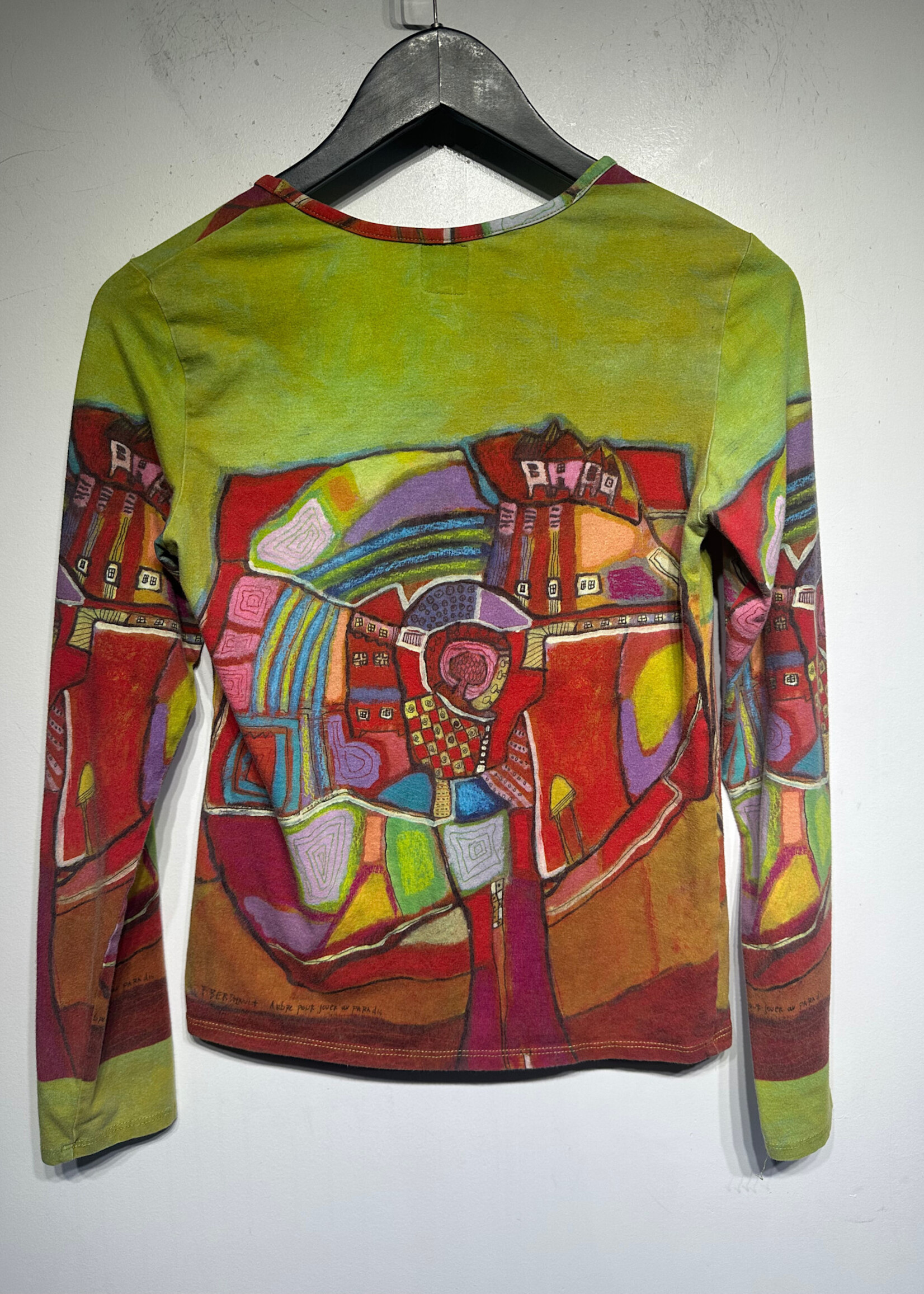 Aventures Des Toiles Abstract Print LS Fem M