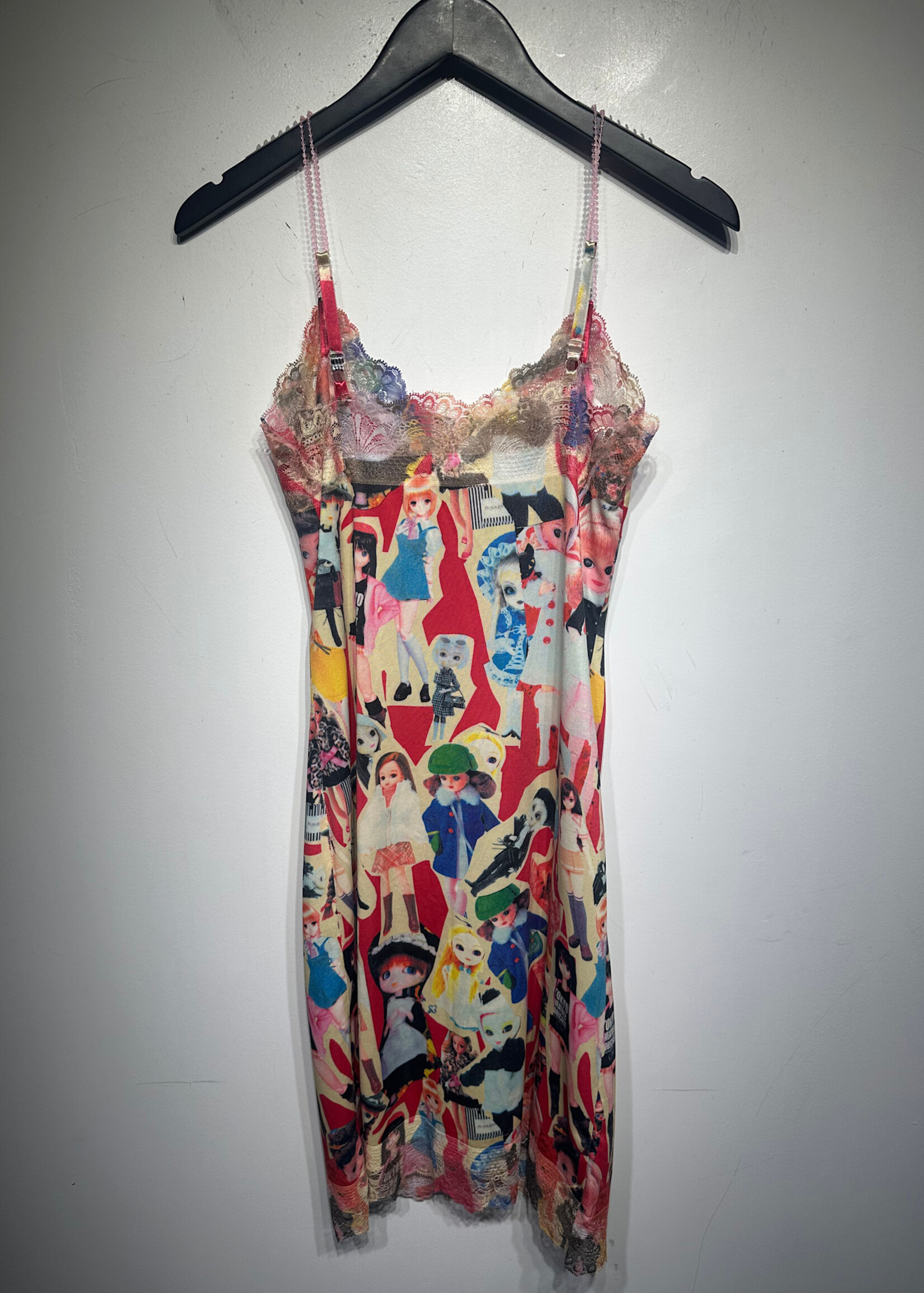 Vintage Blythe Doll Print Dress Fits M 2