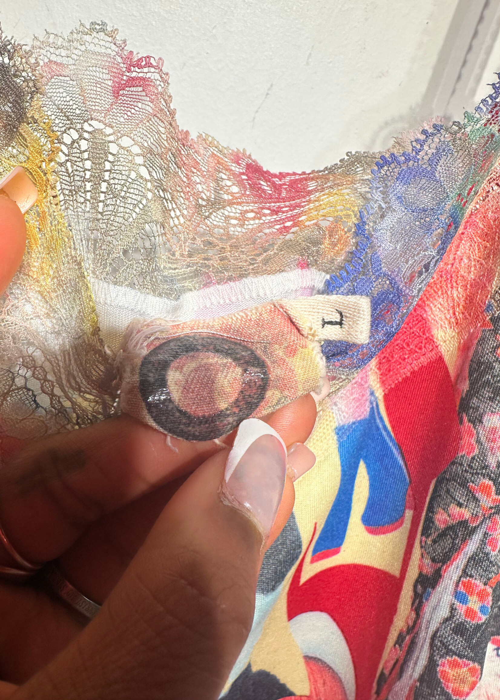 Vintage Blythe Doll Print Dress Fits M 2