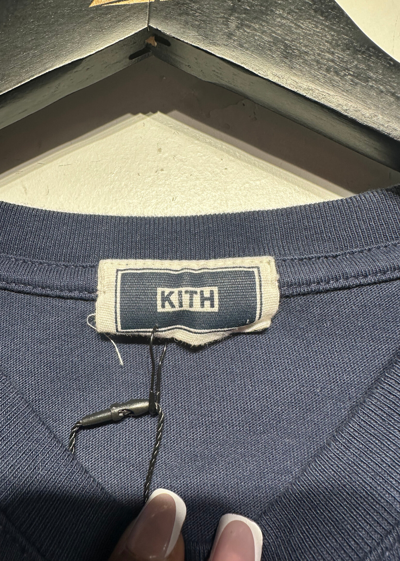 KITH Statue of Liberty Navy Blue Tee L