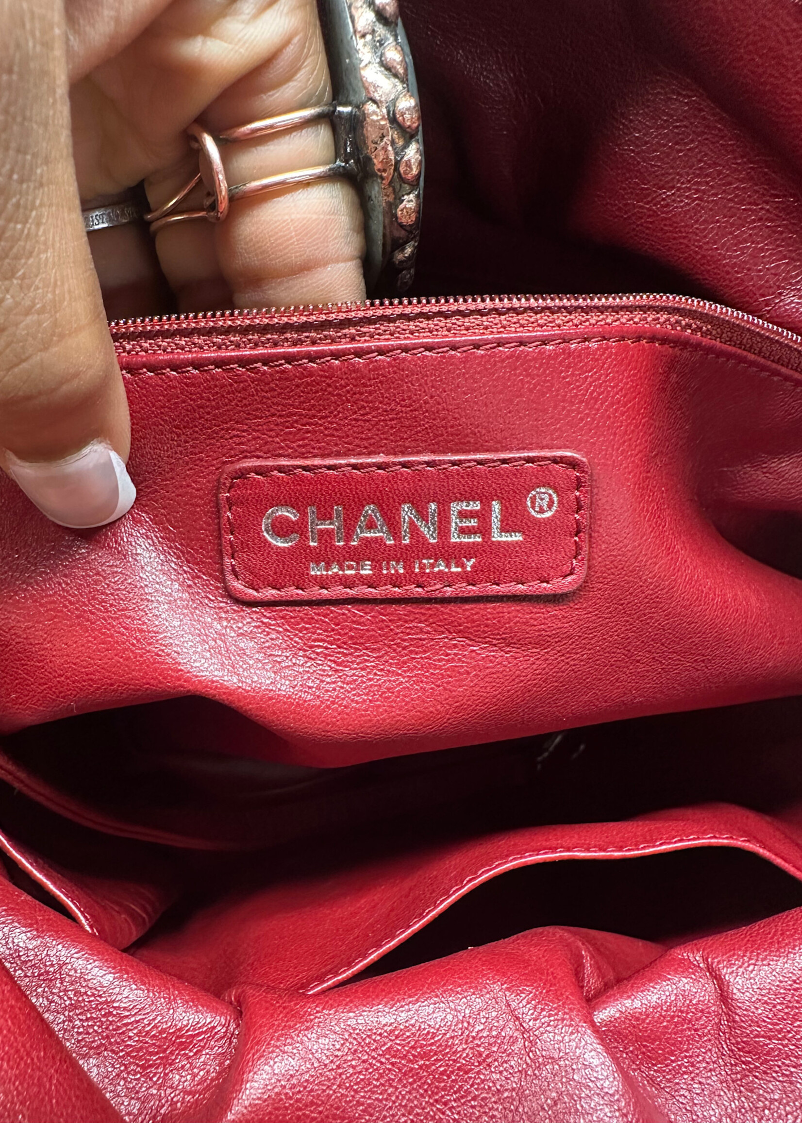 Chanel Bon Bon Gold Patent Tote AS IS