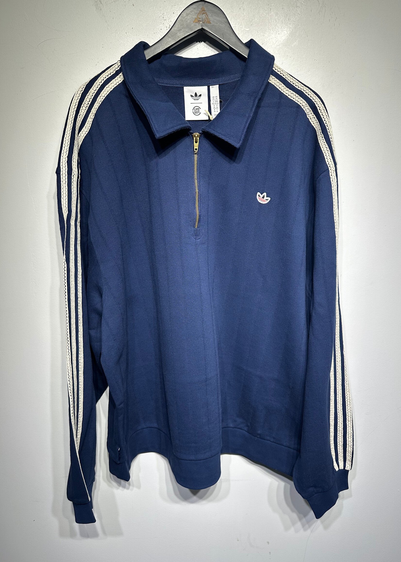 Adidas Clot NWT Navy Embroidered Jacket XXL