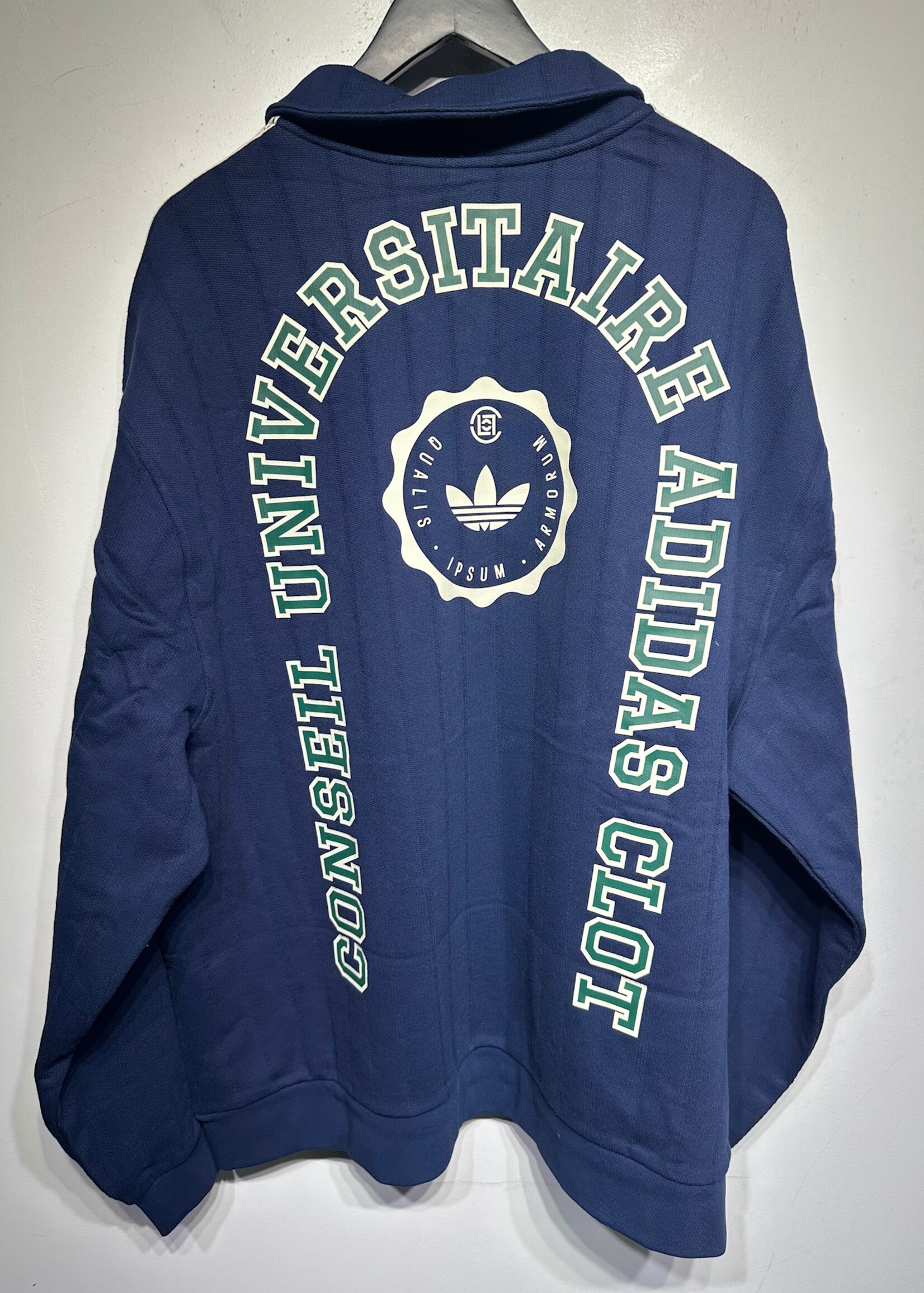 Adidas Clot NWT Navy Embroidered Jacket XXL