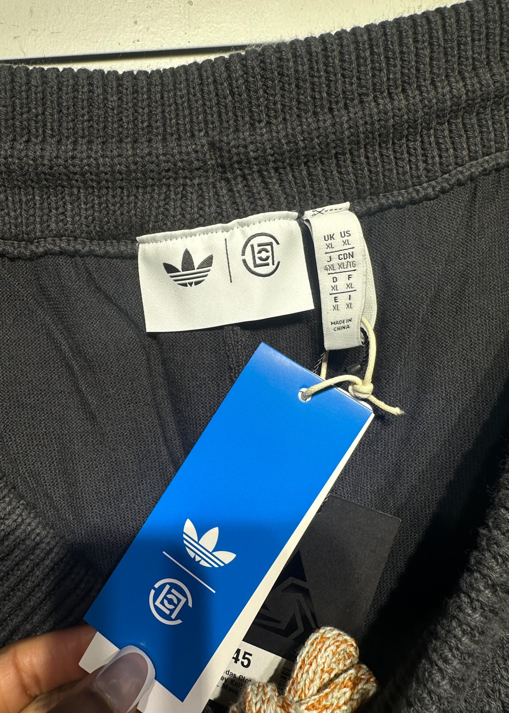 Adidas Clot NWT Grey Knit Short XL Masc