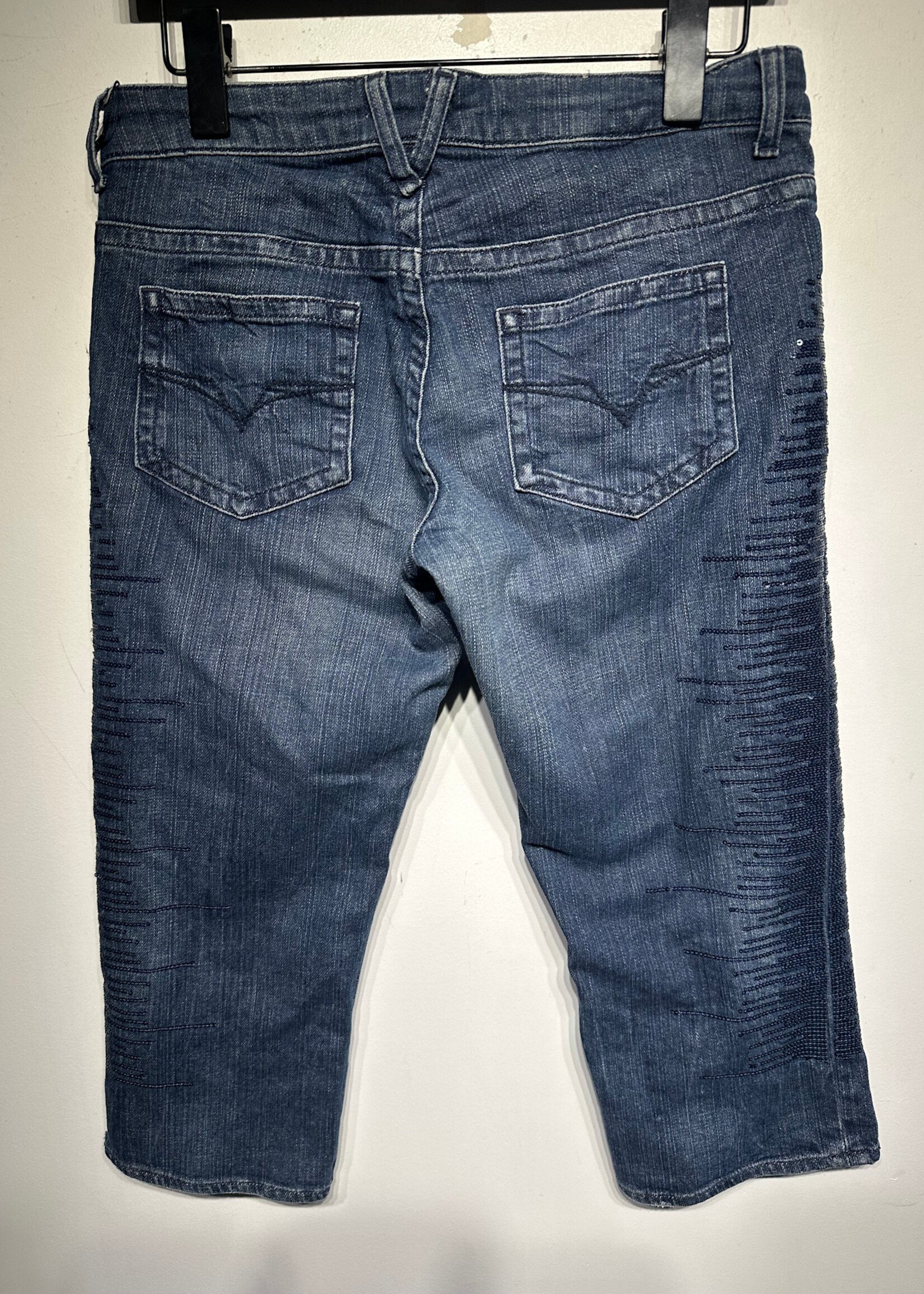 Versace Jeans Couture Sequin Y2K Capris 28