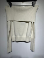 Sunday Best Crème Off Shoulder Knit Sweater S
