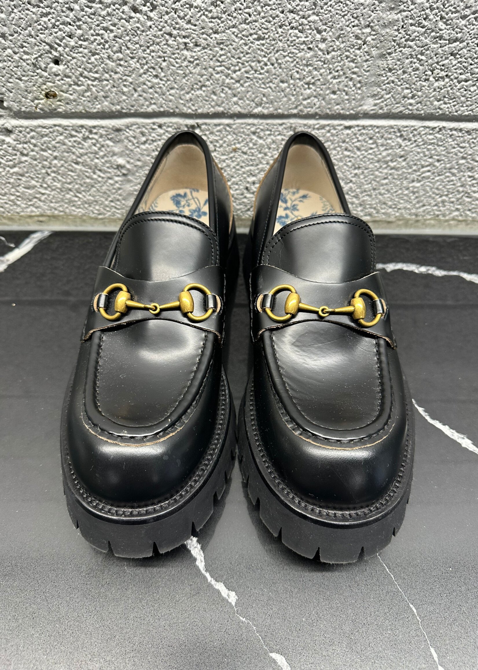 Gucci Platform Bee Loafers 42/Fem 10