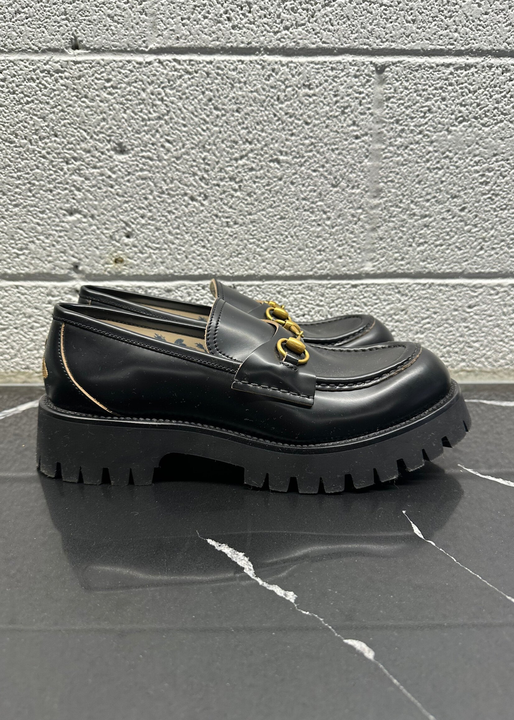 Gucci Platform Bee Loafers 42/Fem 10