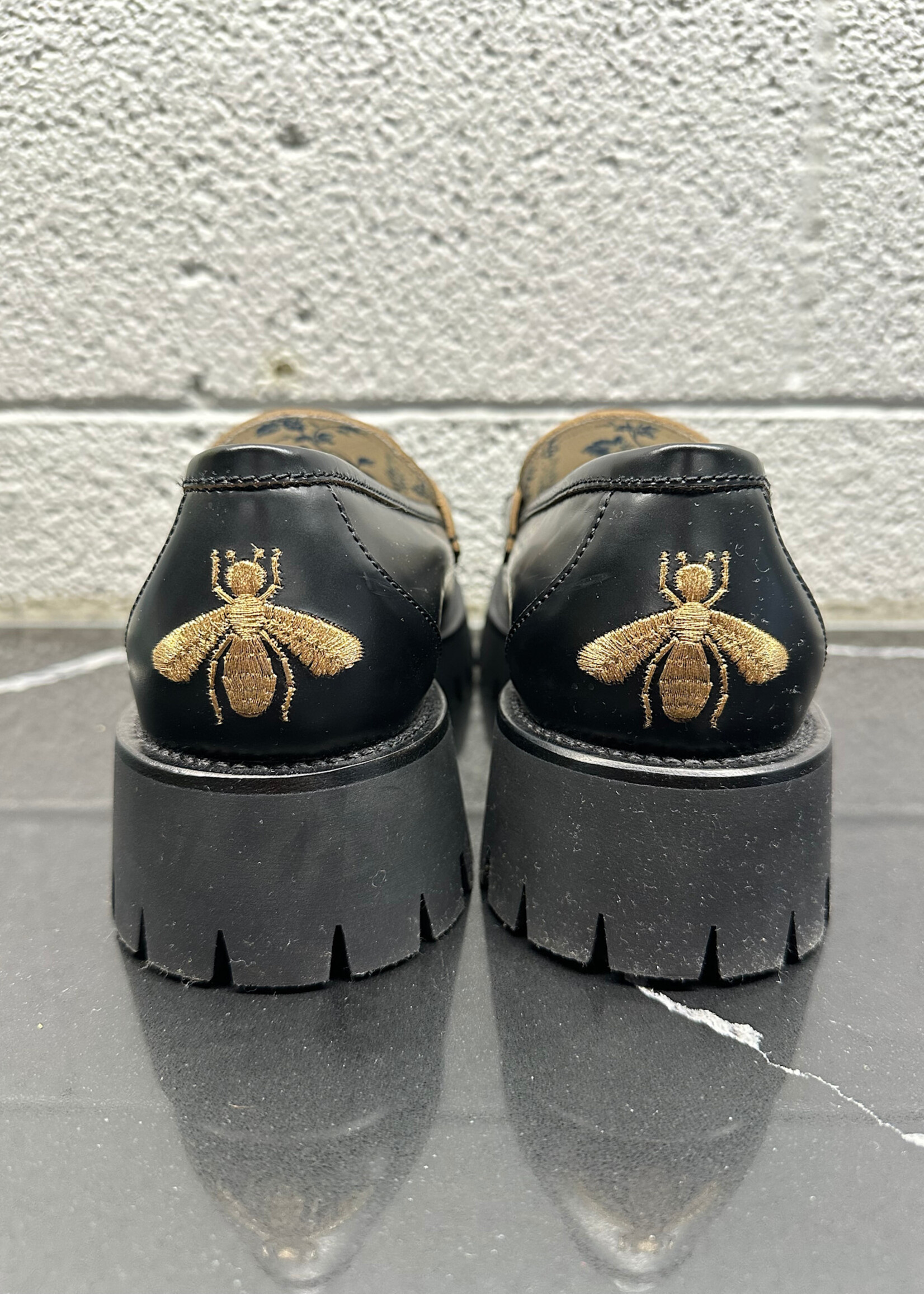 Gucci Platform Bee Loafers 42/Fem 10