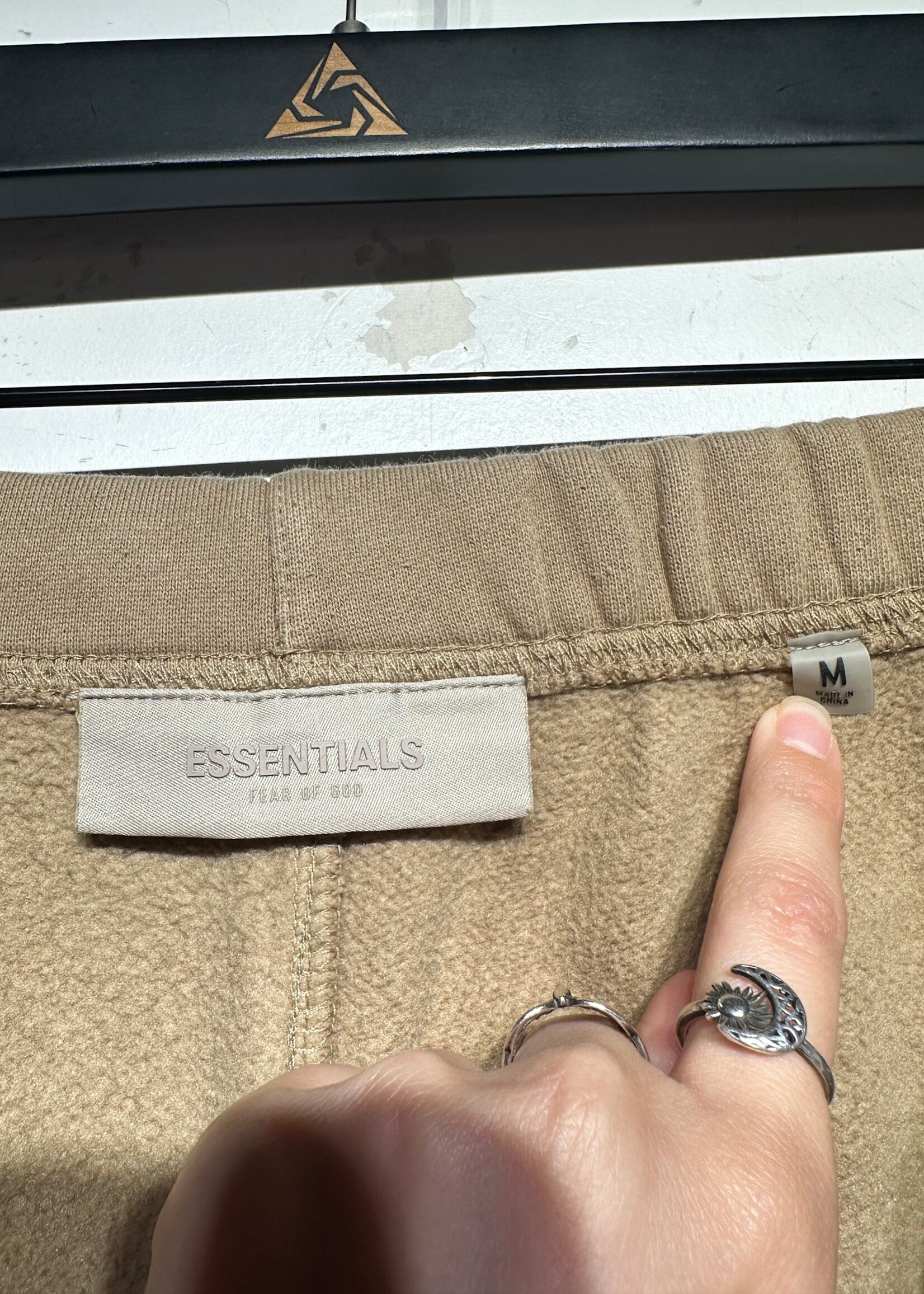 Essentials Beige Logo Sweats 32-34