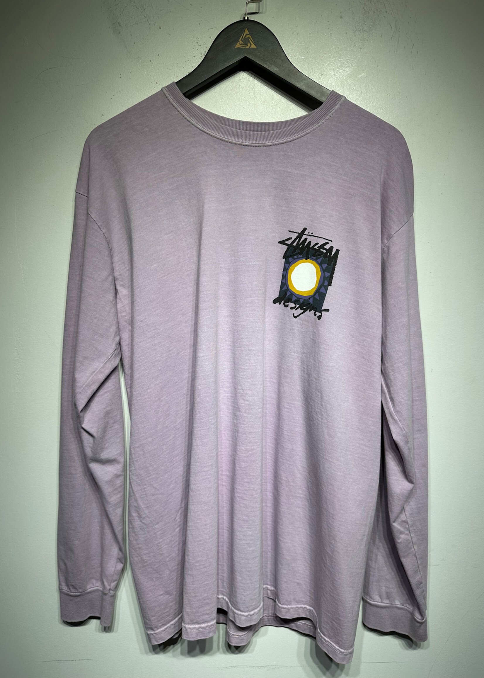 Stussy Light Purple LS Tee L