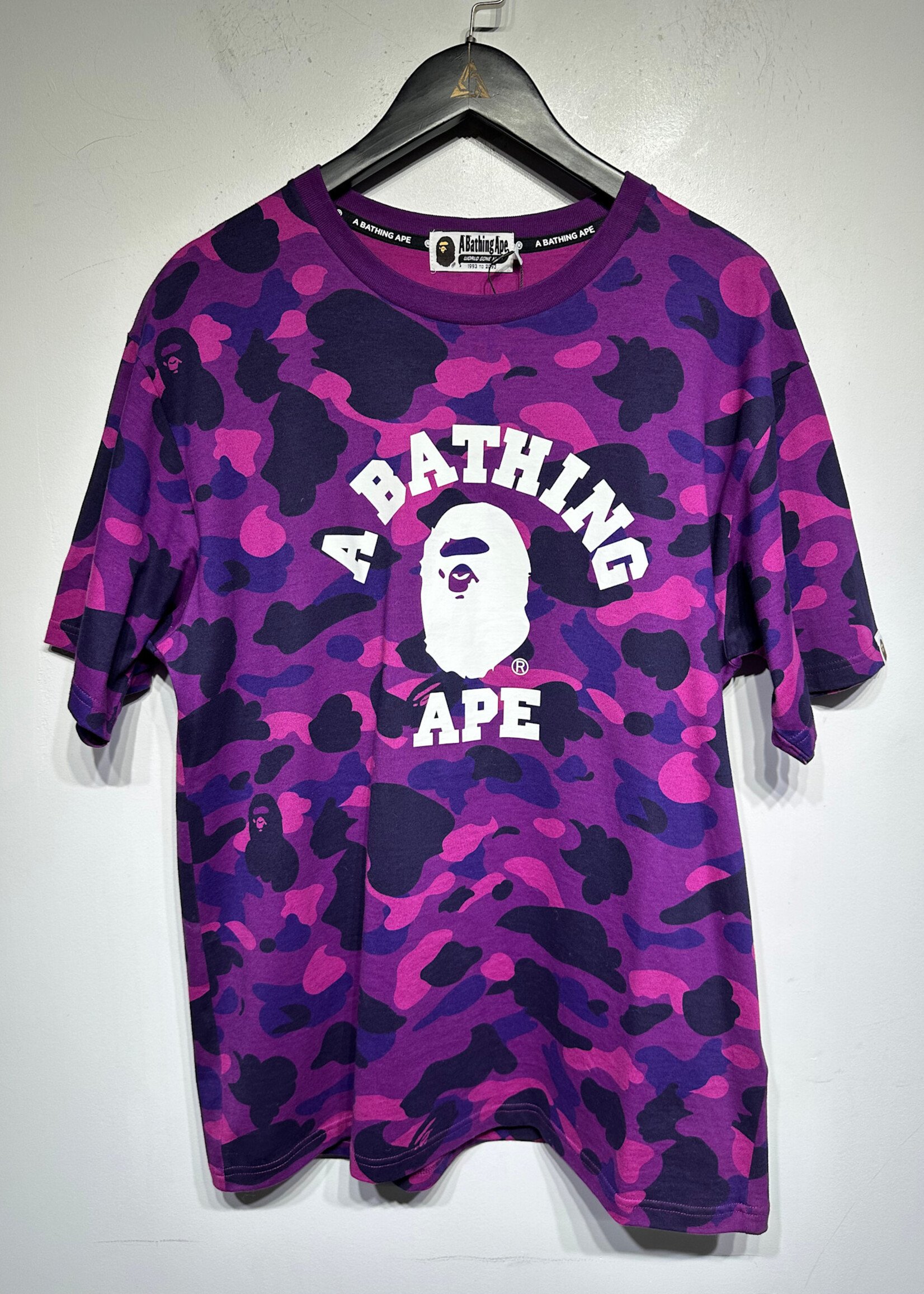 A Bathing Ape Purple Camo Tee XL