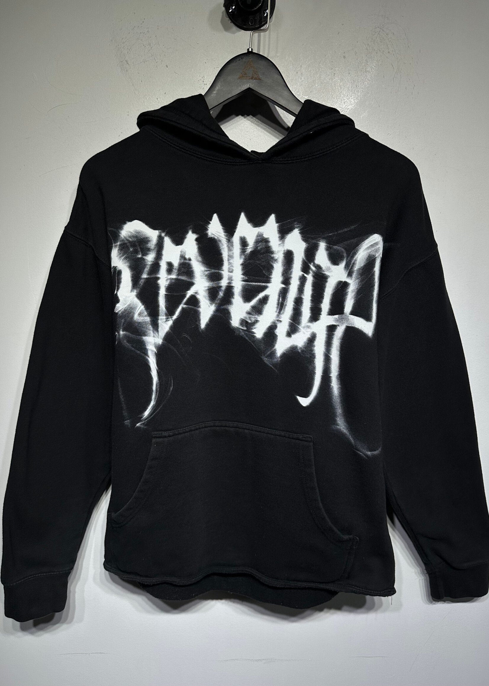 Revenge Black Smoke Logo Hoodie M
