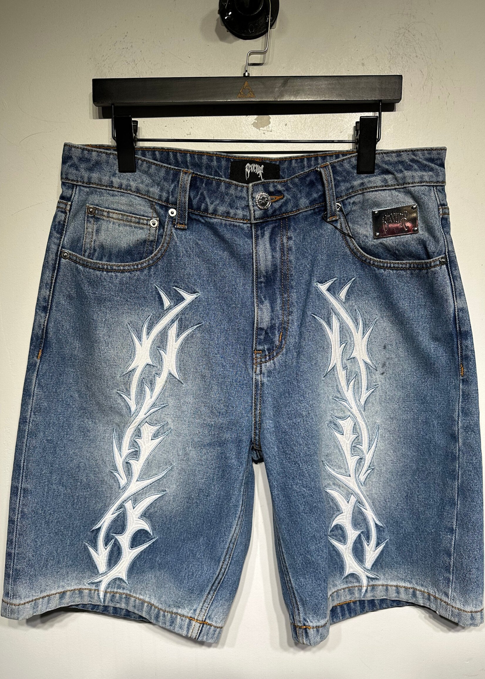 Revenge Embroidered Jorts Masc 34