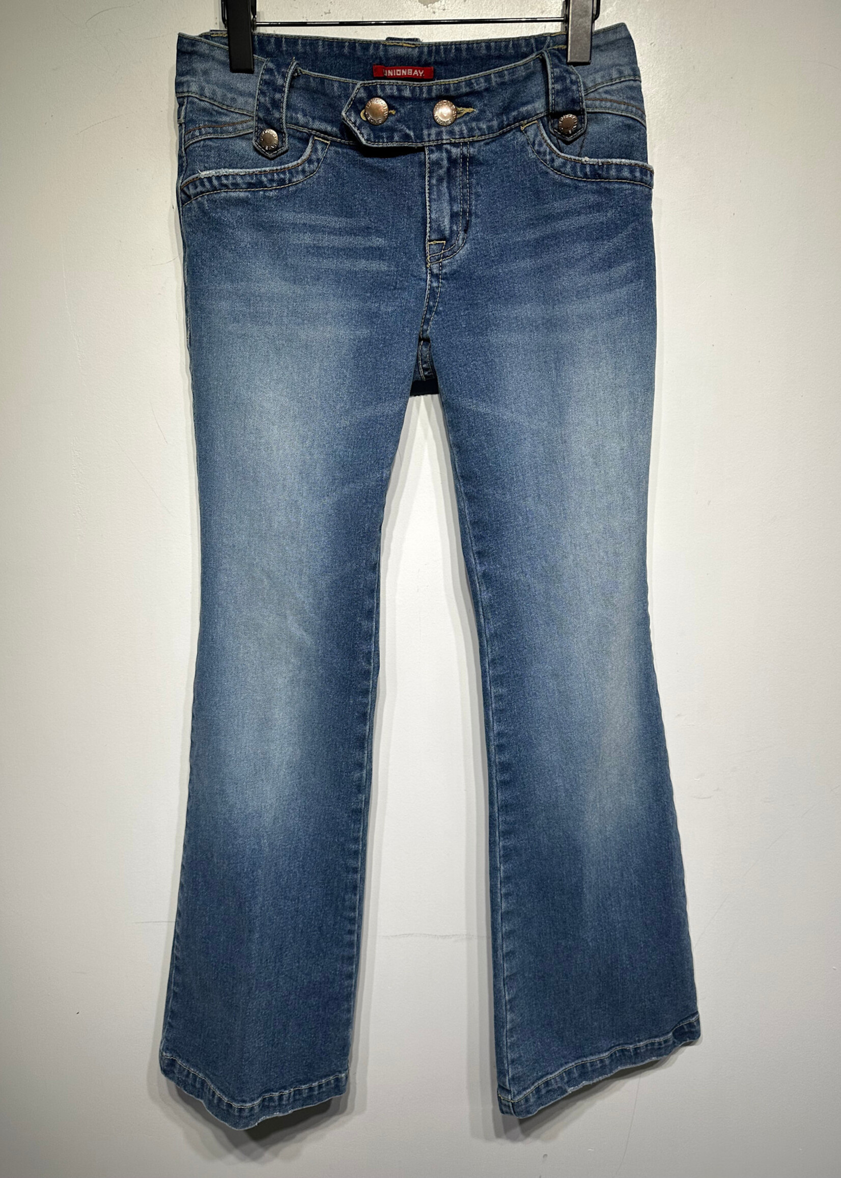 Unionbay Y2K Low Rise Fade Wash Jeans 7/Fem 29