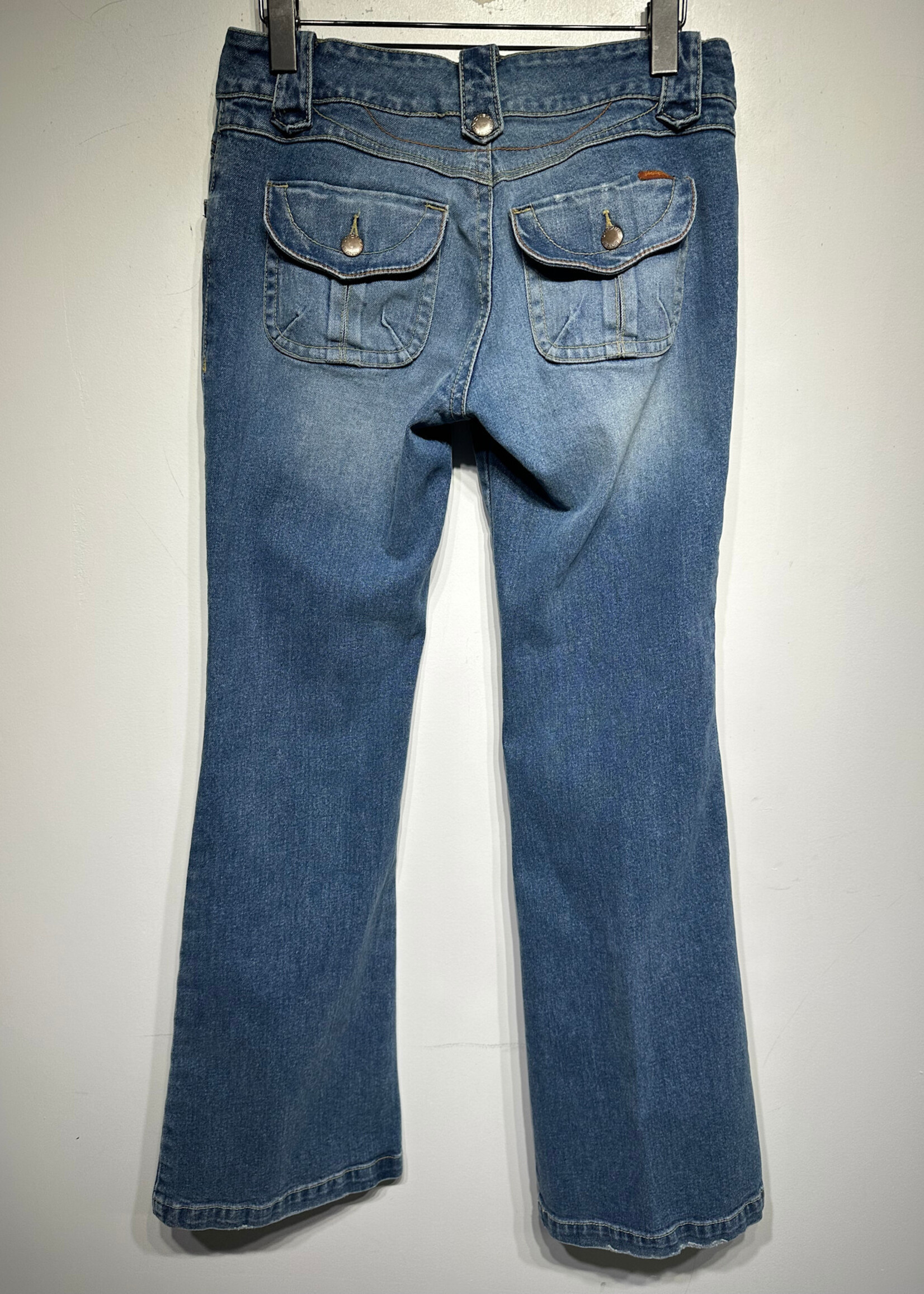 Unionbay Y2K Low Rise Fade Wash Jeans 7/Fem 29