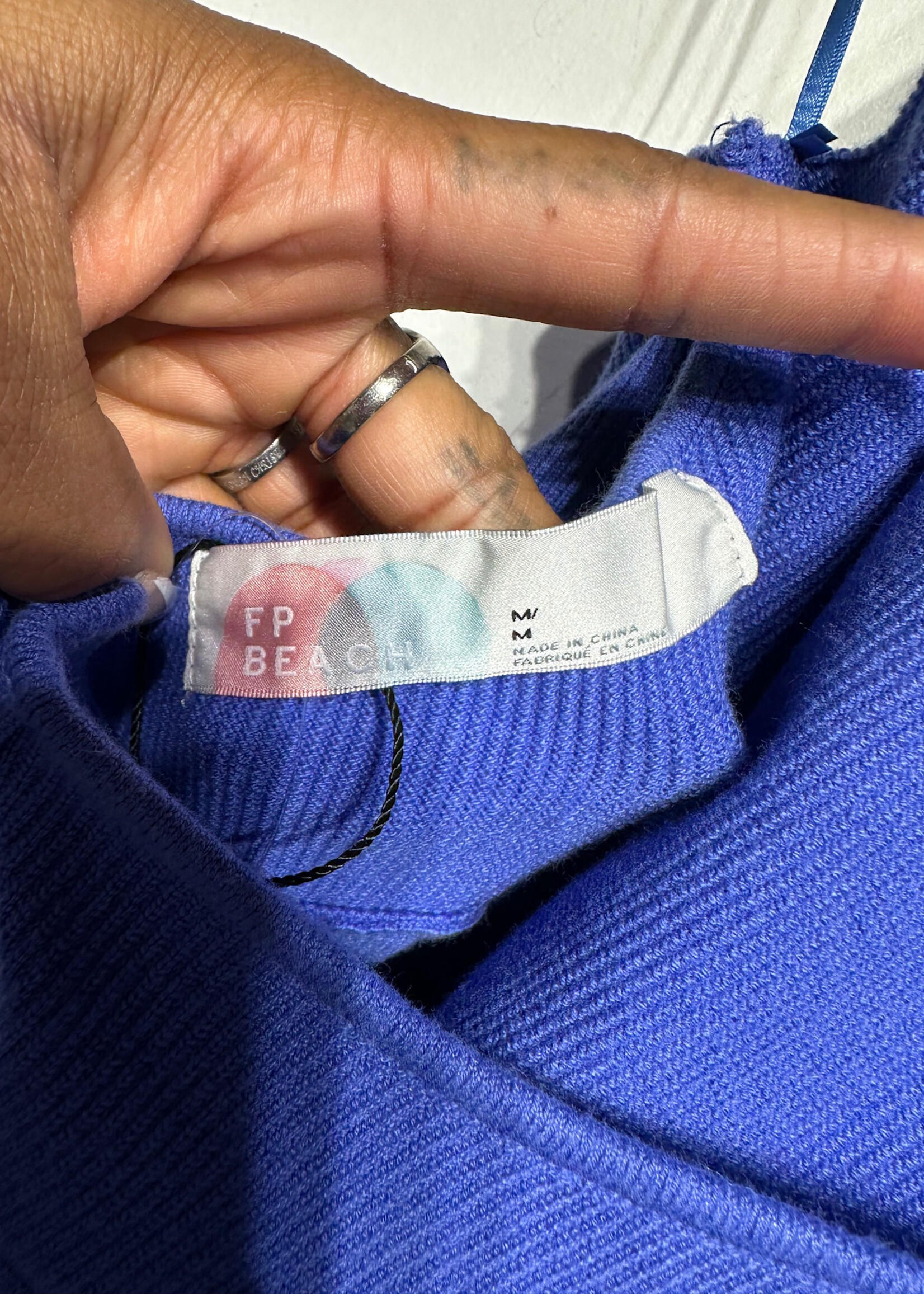 FP Beach NWT Blue Romper M