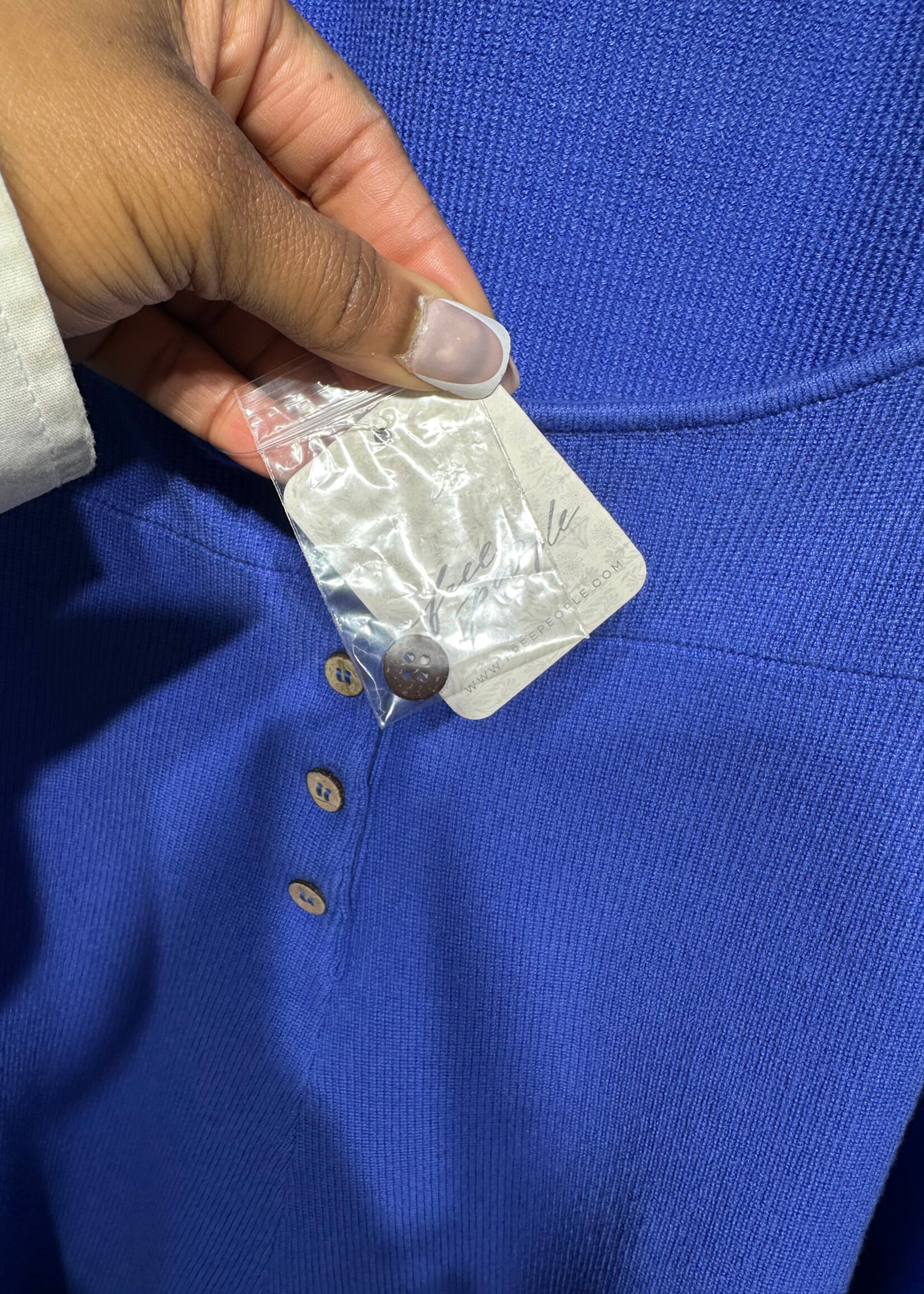 FP Beach NWT Blue Romper M