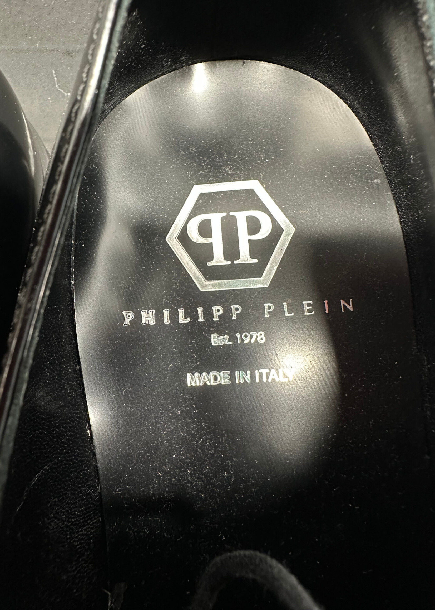 Philipp Plein Black Patent Oxfords 38/7.5