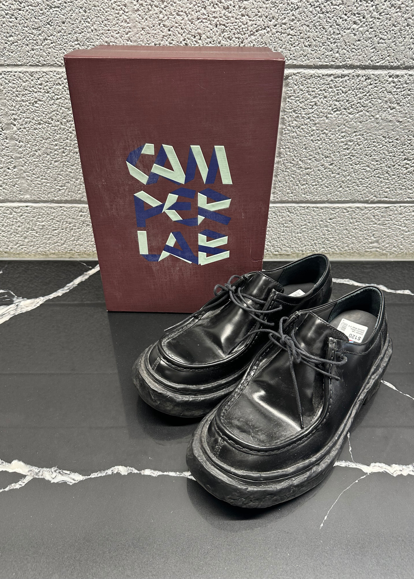 Camper Lab Vamono Black Oxfords Masc 9