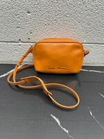 Giorgio Armani 'Grazie' Orange Leather Crossbody