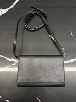 Balenciaga 2022 Black Leather Crossbody
