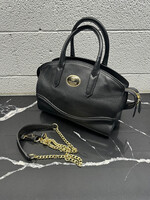 Roberto Cavalli Black Leather Handbag