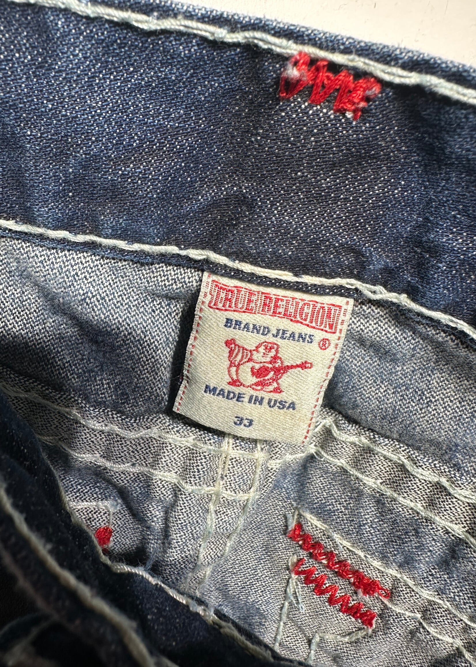 Mek Denim Knee Fade Flare Jeans Masc 36