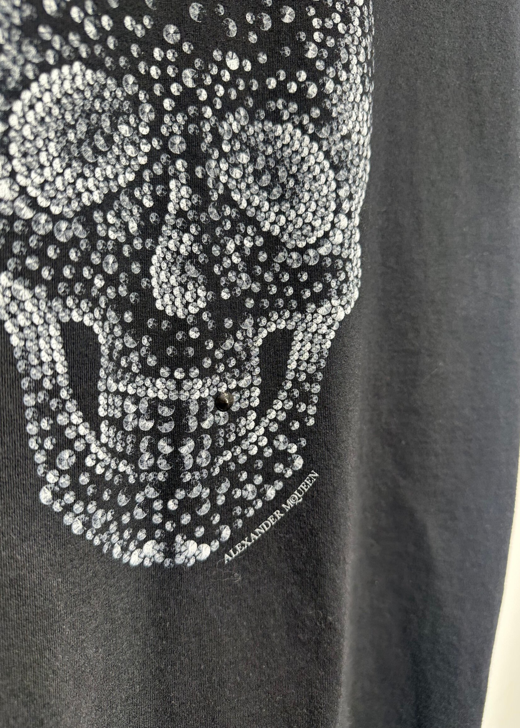Alexander Mqueen Black Skull Tee L