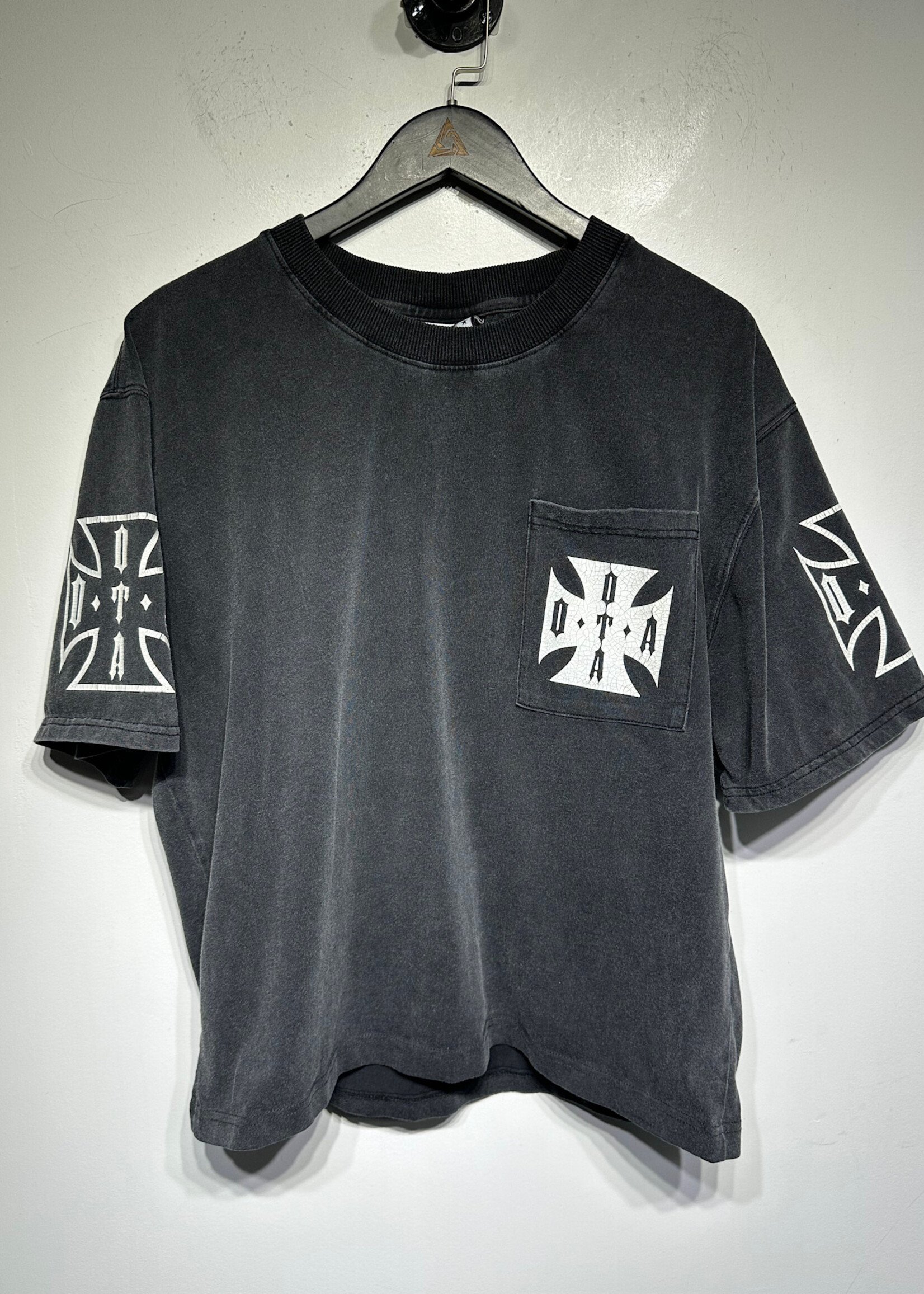 OTA Cropped West Coast Choppers Style Tee L