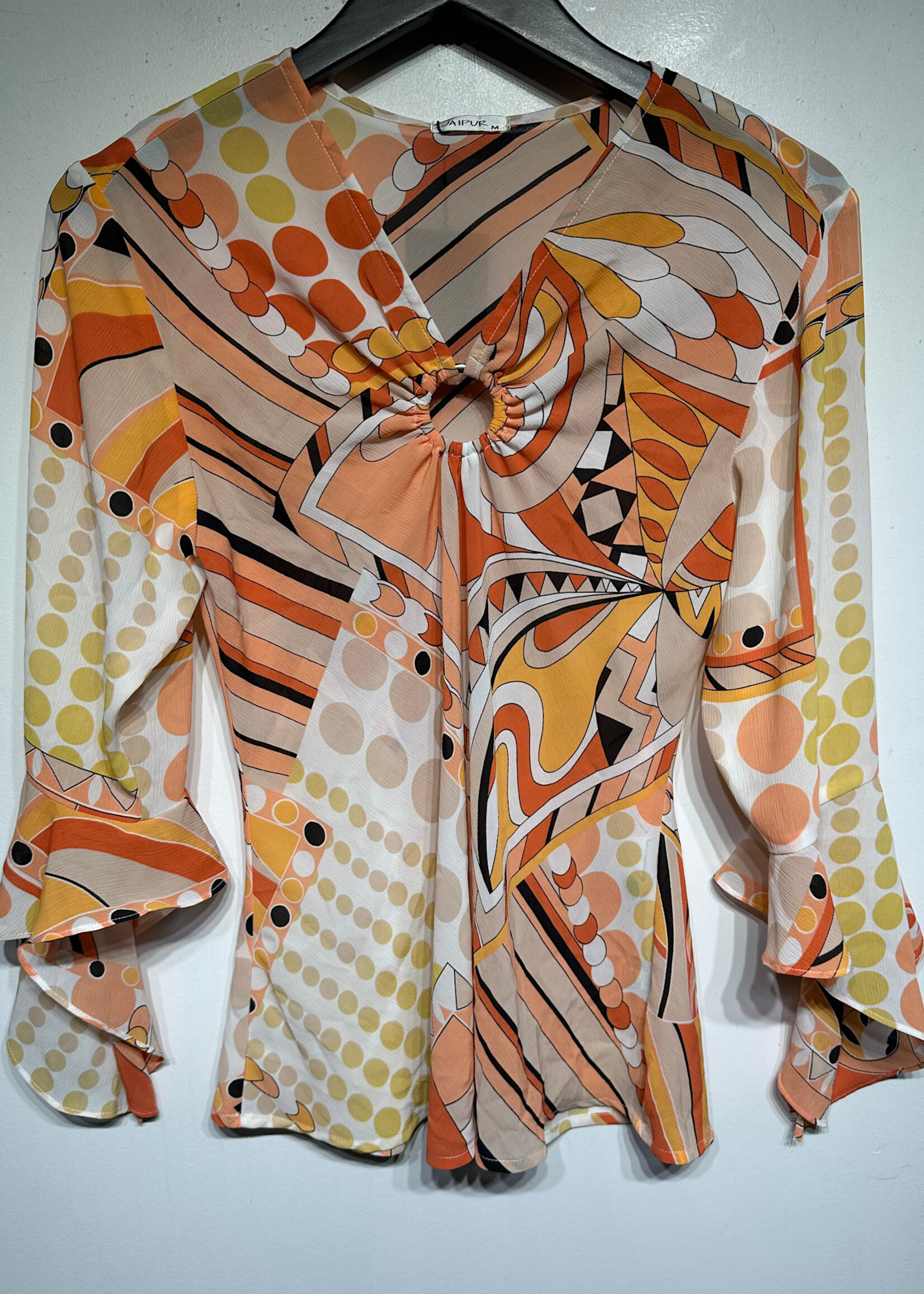 Jaipur Orange Patterned LS M