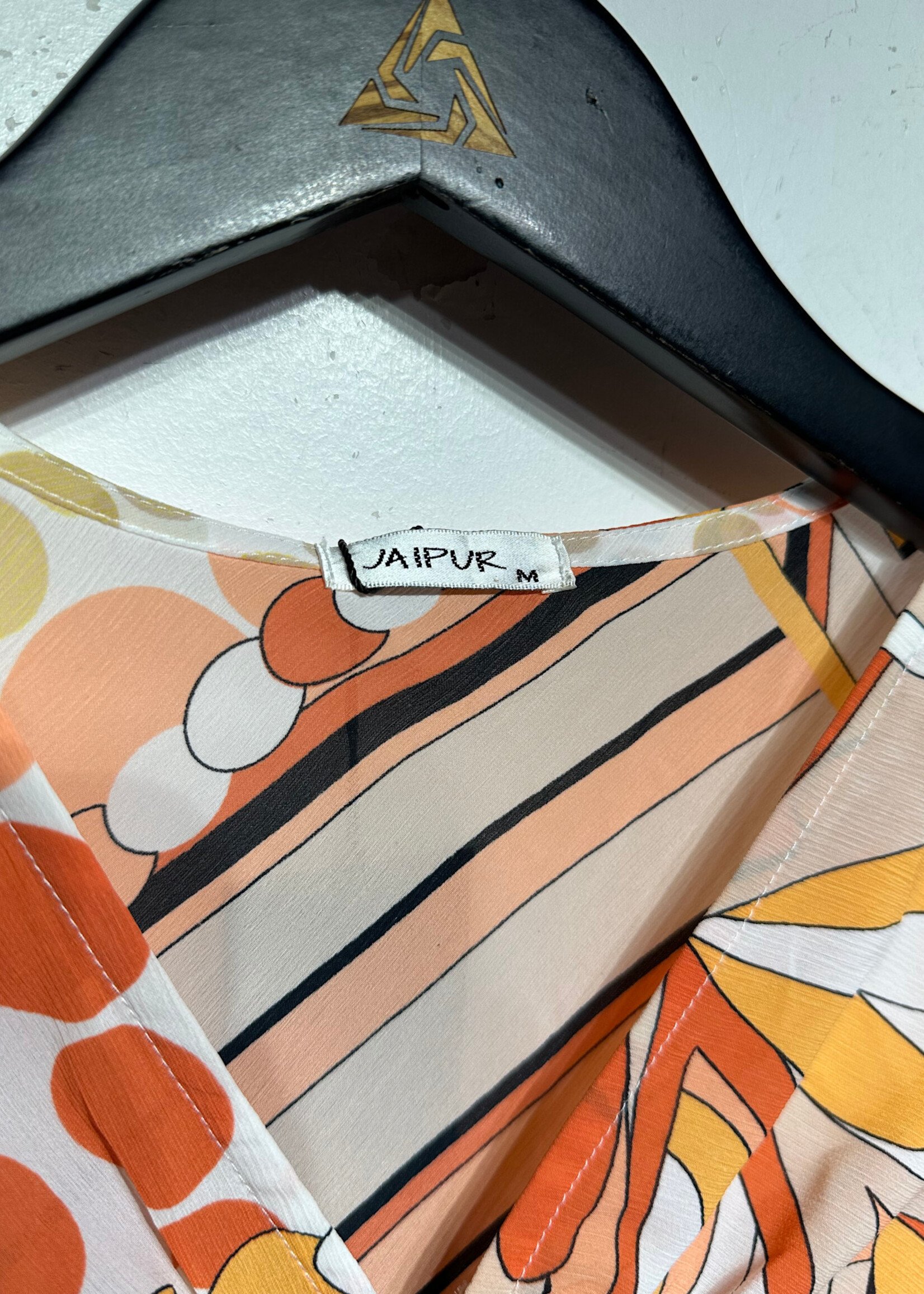 Jaipur Orange Patterned LS M