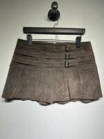 Eyeshadow Y2K Suede Buckle Mini Skirt 31