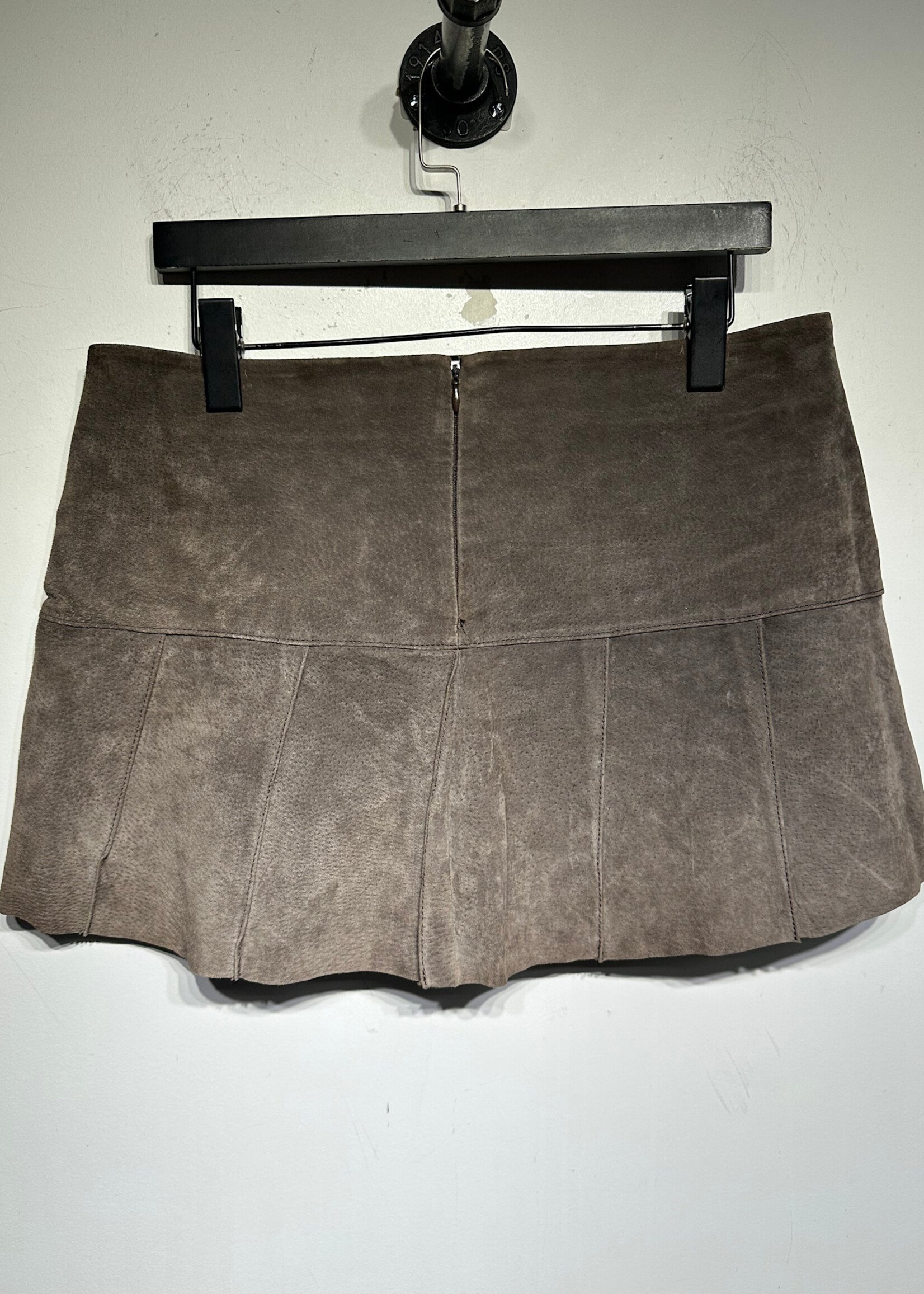 Eyeshadow Y2K Suede Buckle Mini Skirt 31