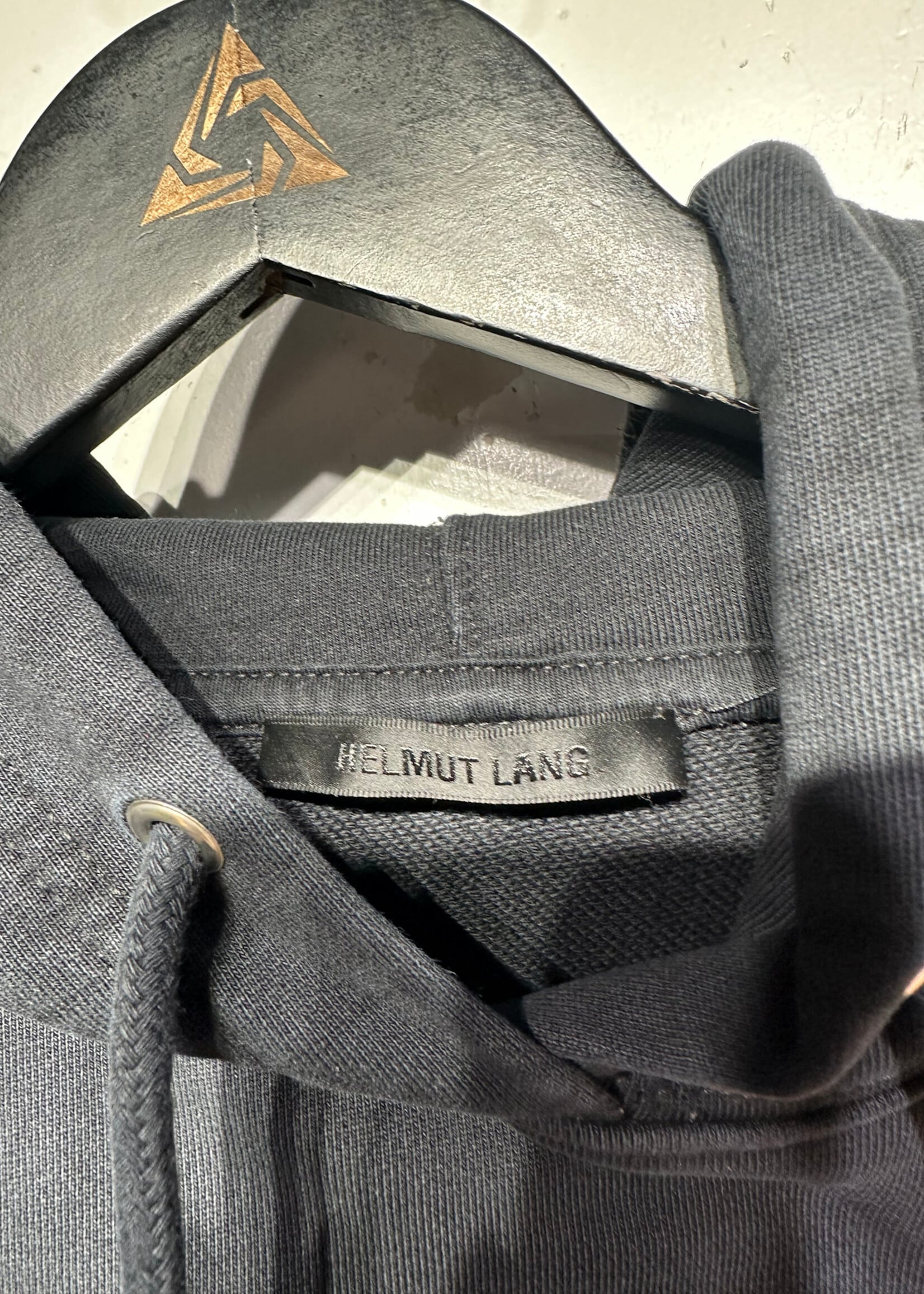 Helmut Lang Yellow Box Graphic Hoodie Masc S