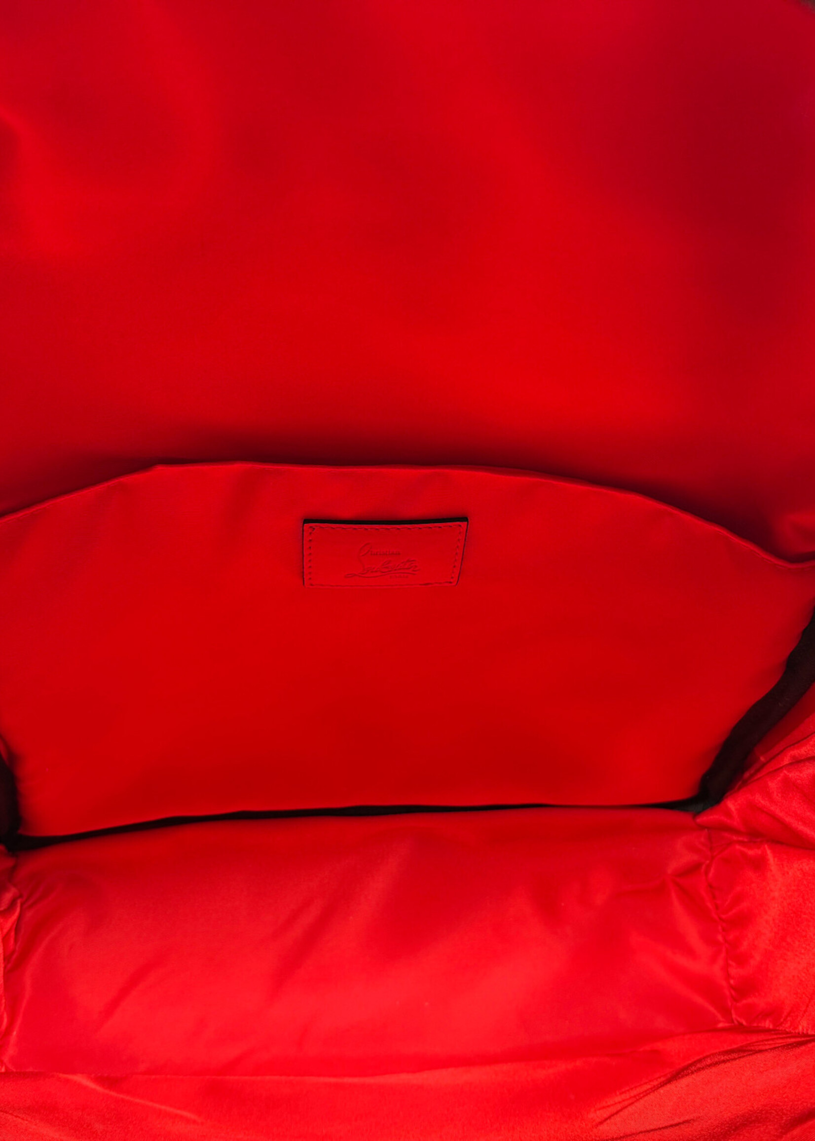 Louboutin Camo Red Spike Backpack