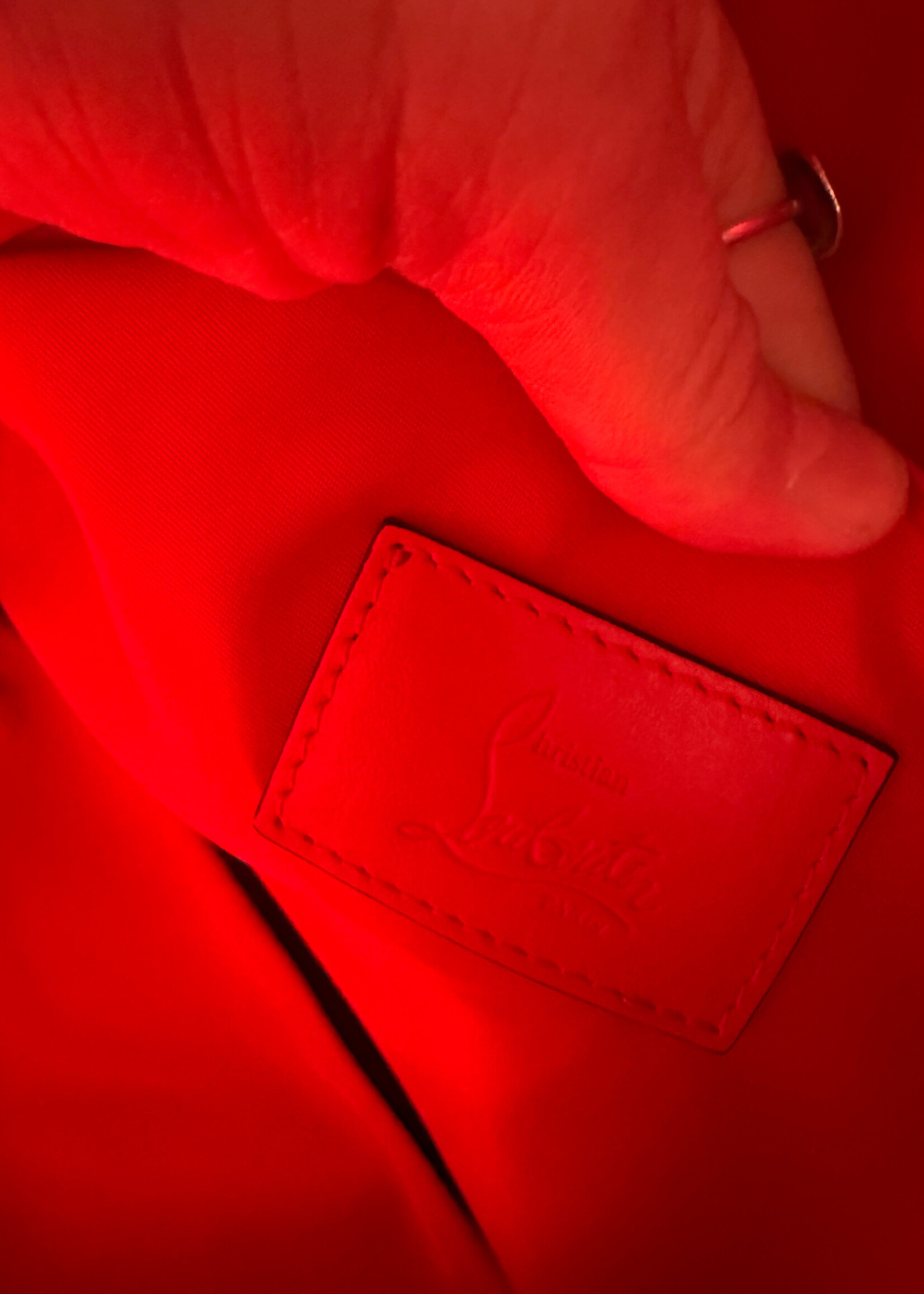 Louboutin Camo Red Spike Backpack