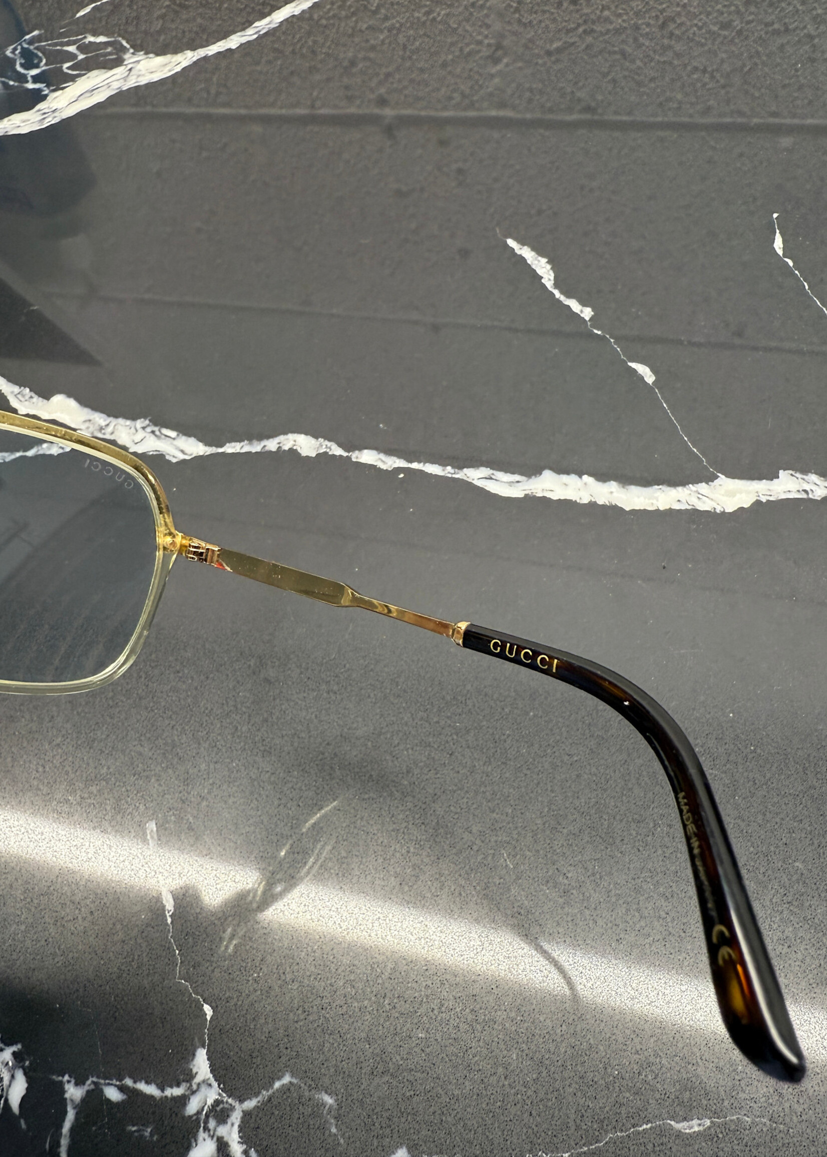 Gucci Clear Trim Glasses NO CASE