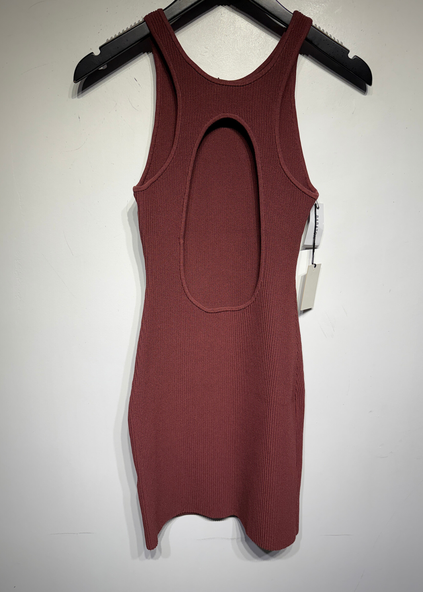 Babaton NWT Winslet Scuplt Knit Red Dress S