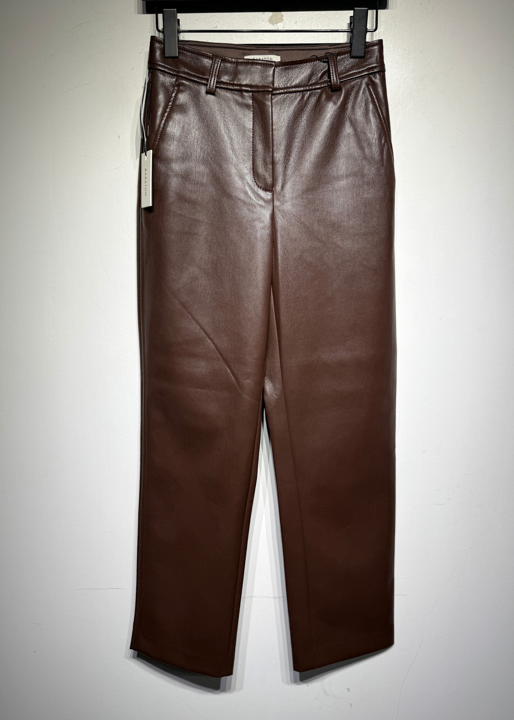 Babaton NWT Faux Leather Command Pant 26