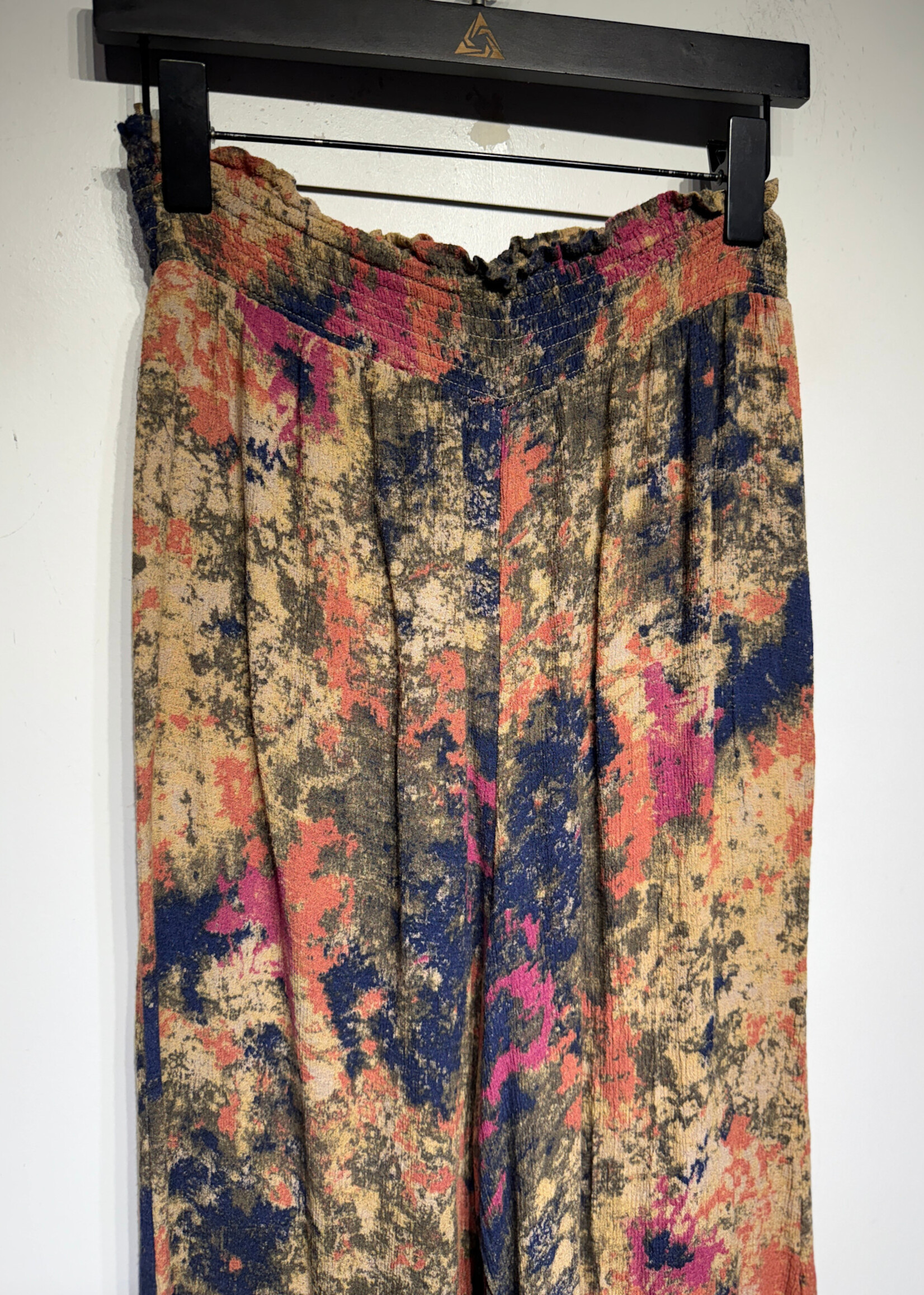 Free People Abstract Print Flowy Set Fem M