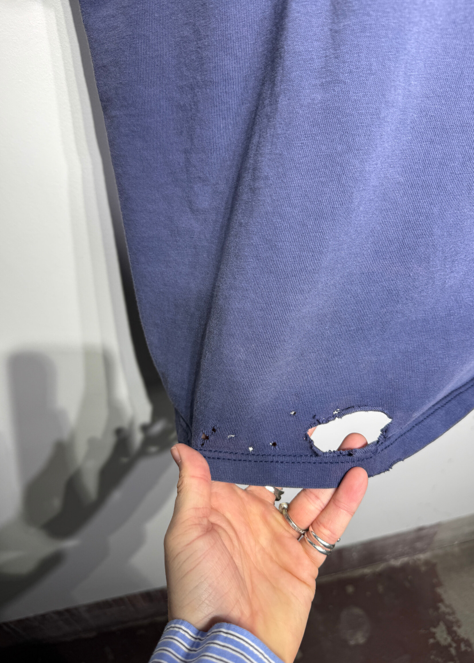 Harley Vintage Blue "1940s" Tee XL AS IS