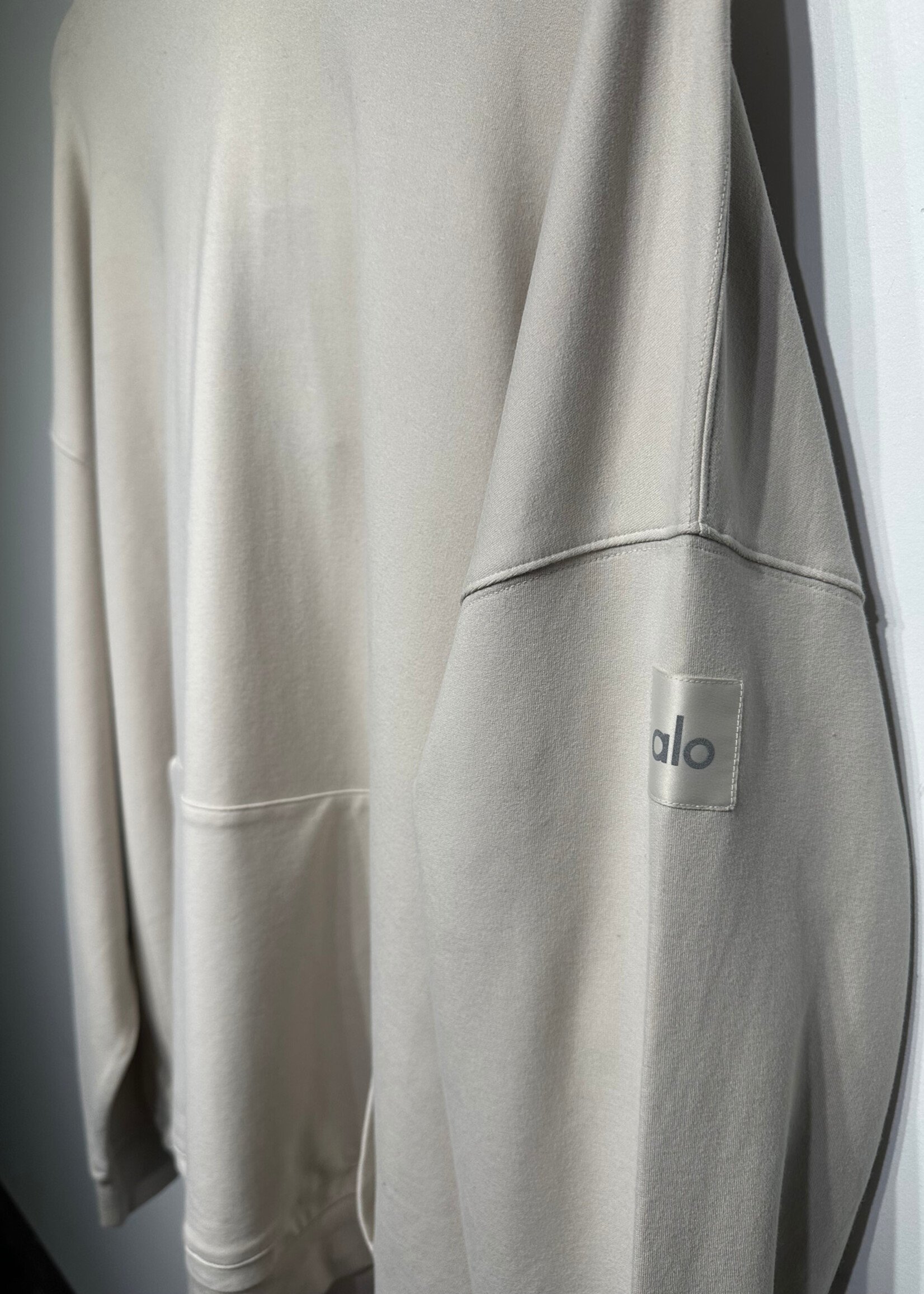 NWT Alo 'Double Take' Tan Hoodie Masc XL