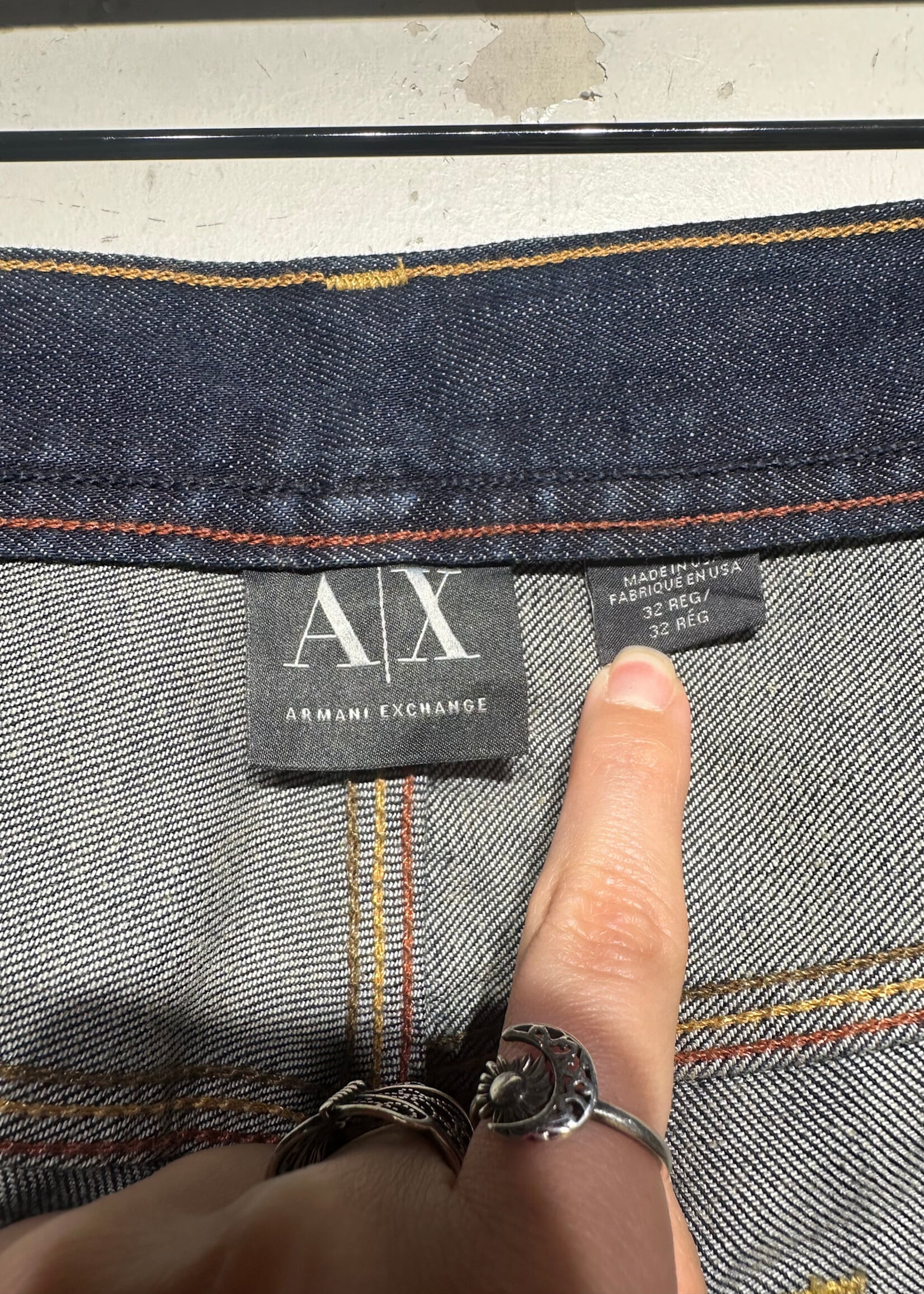 DS Armani Exchange 'Dark Destroy' Jeans Masc 32