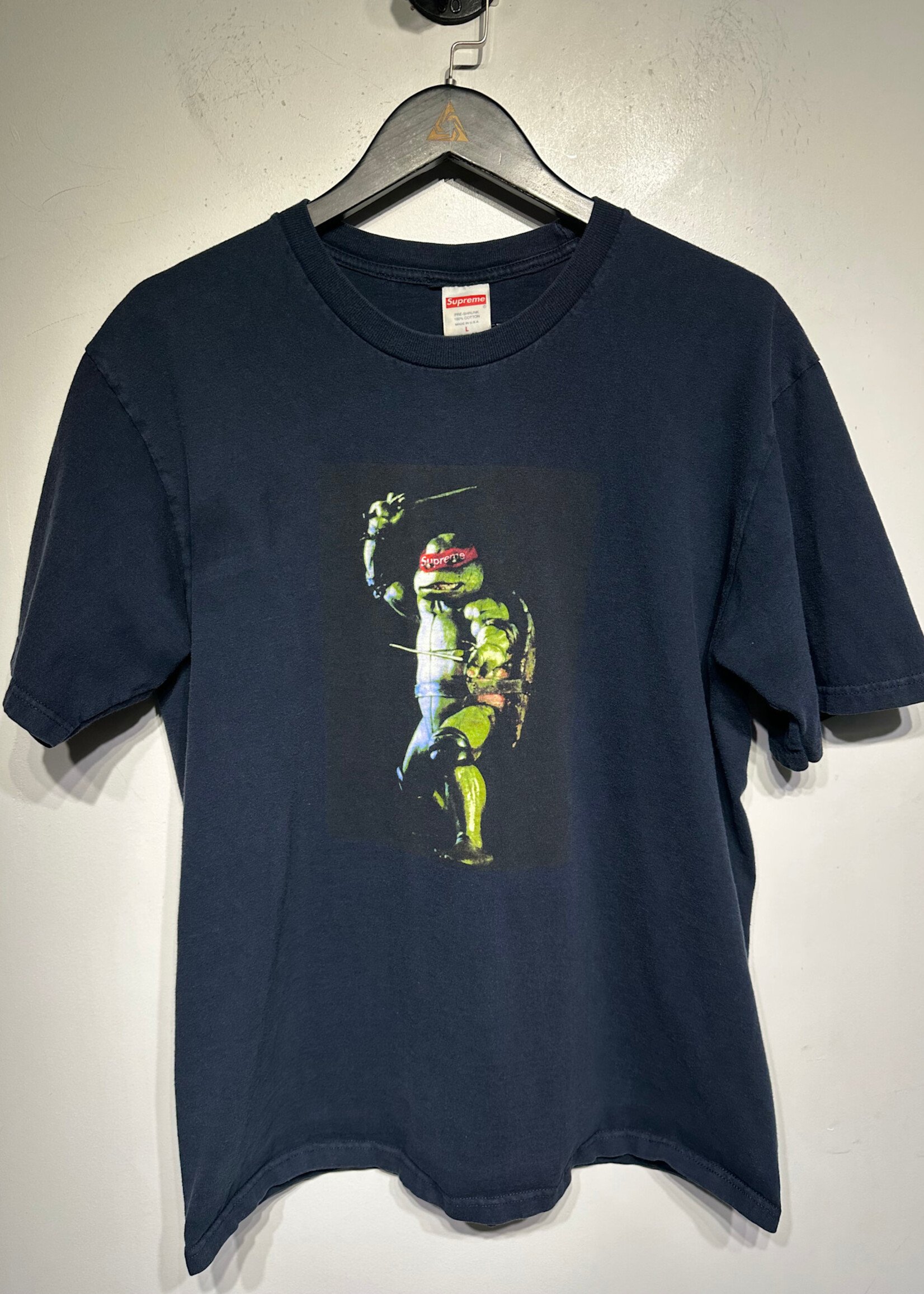 Supreme Navy Ninja Turtles Tee L