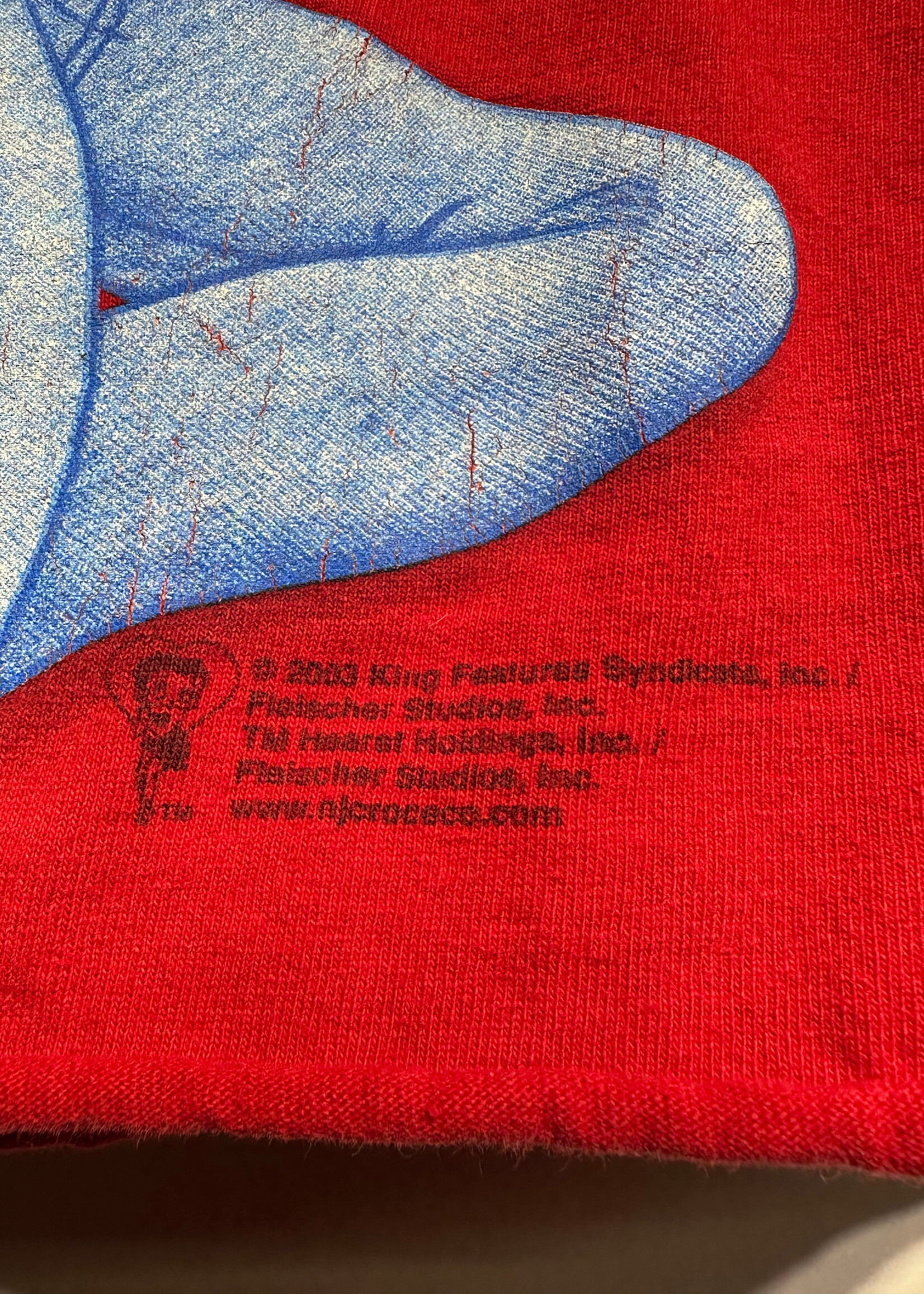 Betty Boop 2003 Red Crop Tee M