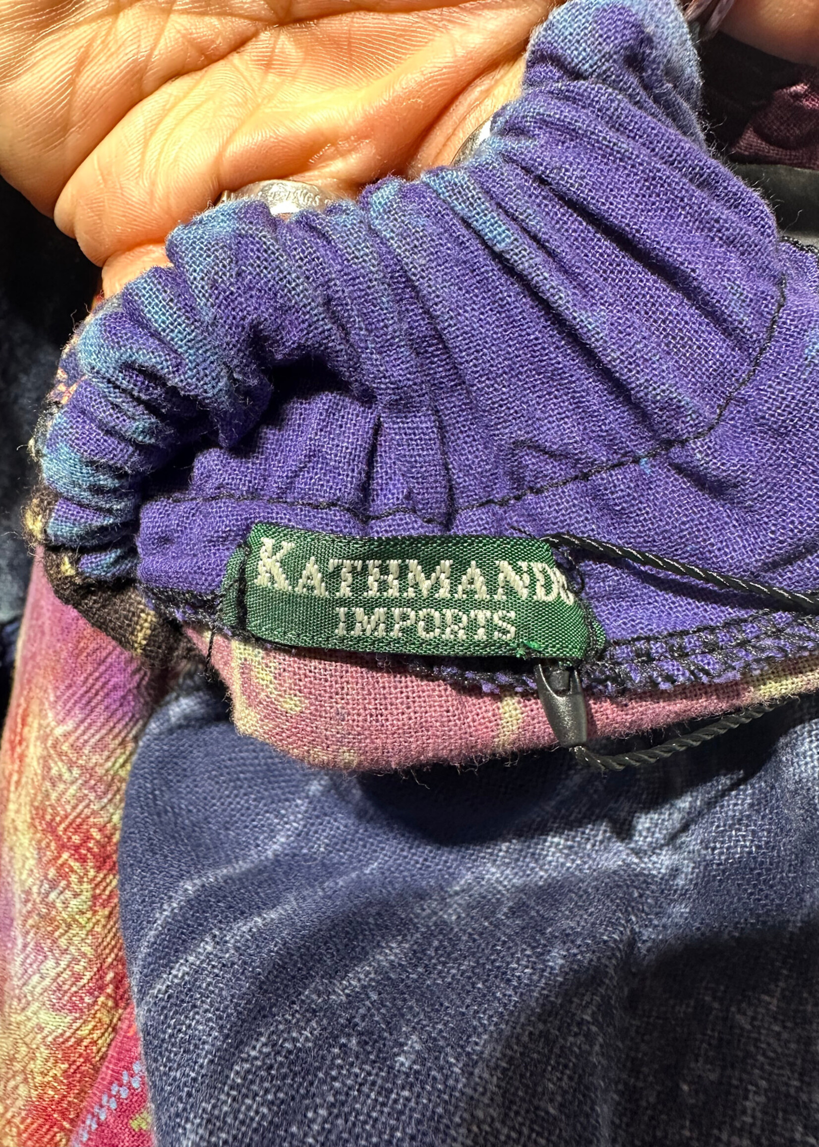 KATHMANDU PATCHOWORK HIPPIE OVERALLS M