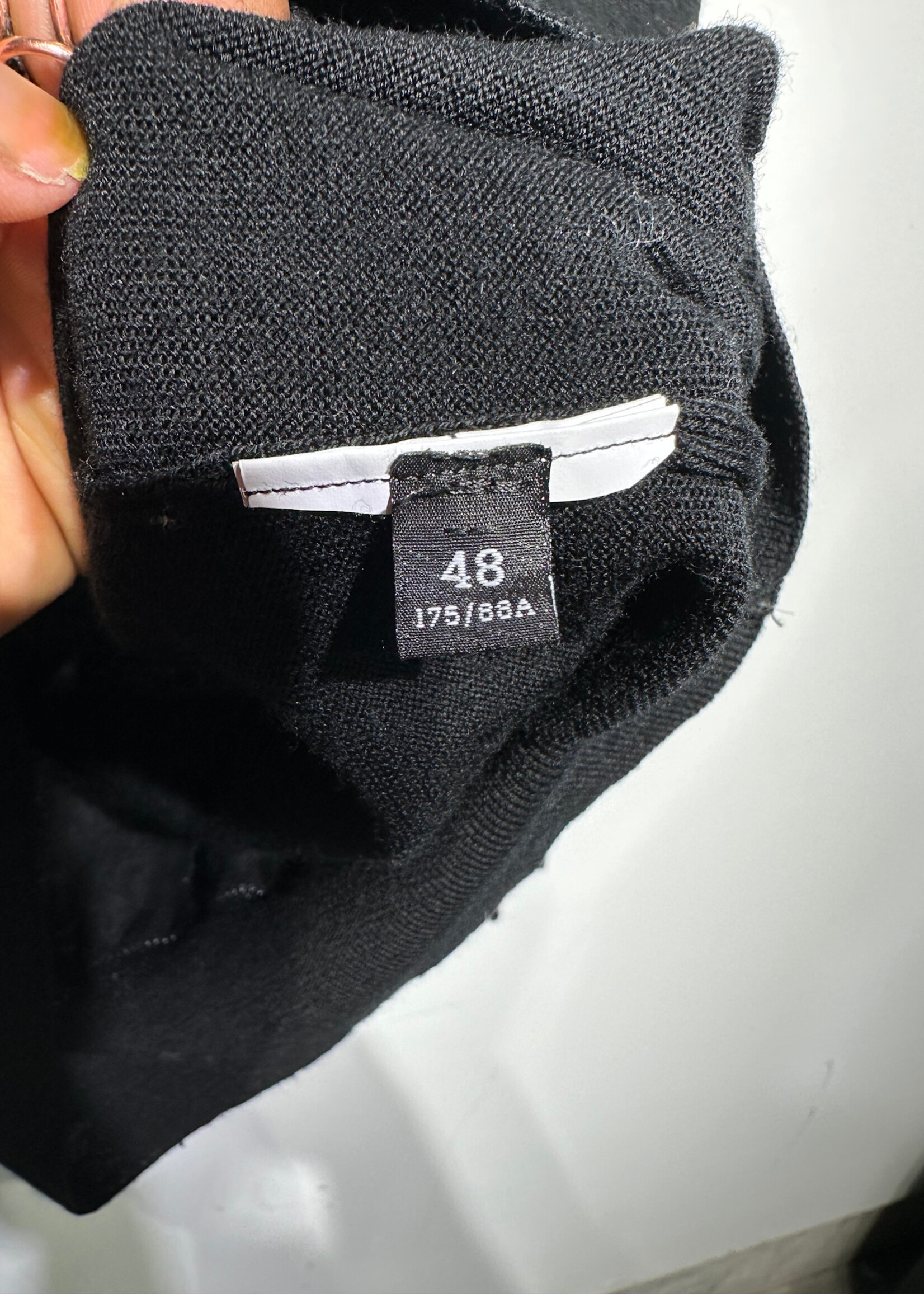 NWT Vesace Black Polo Knit Uniform M Fem